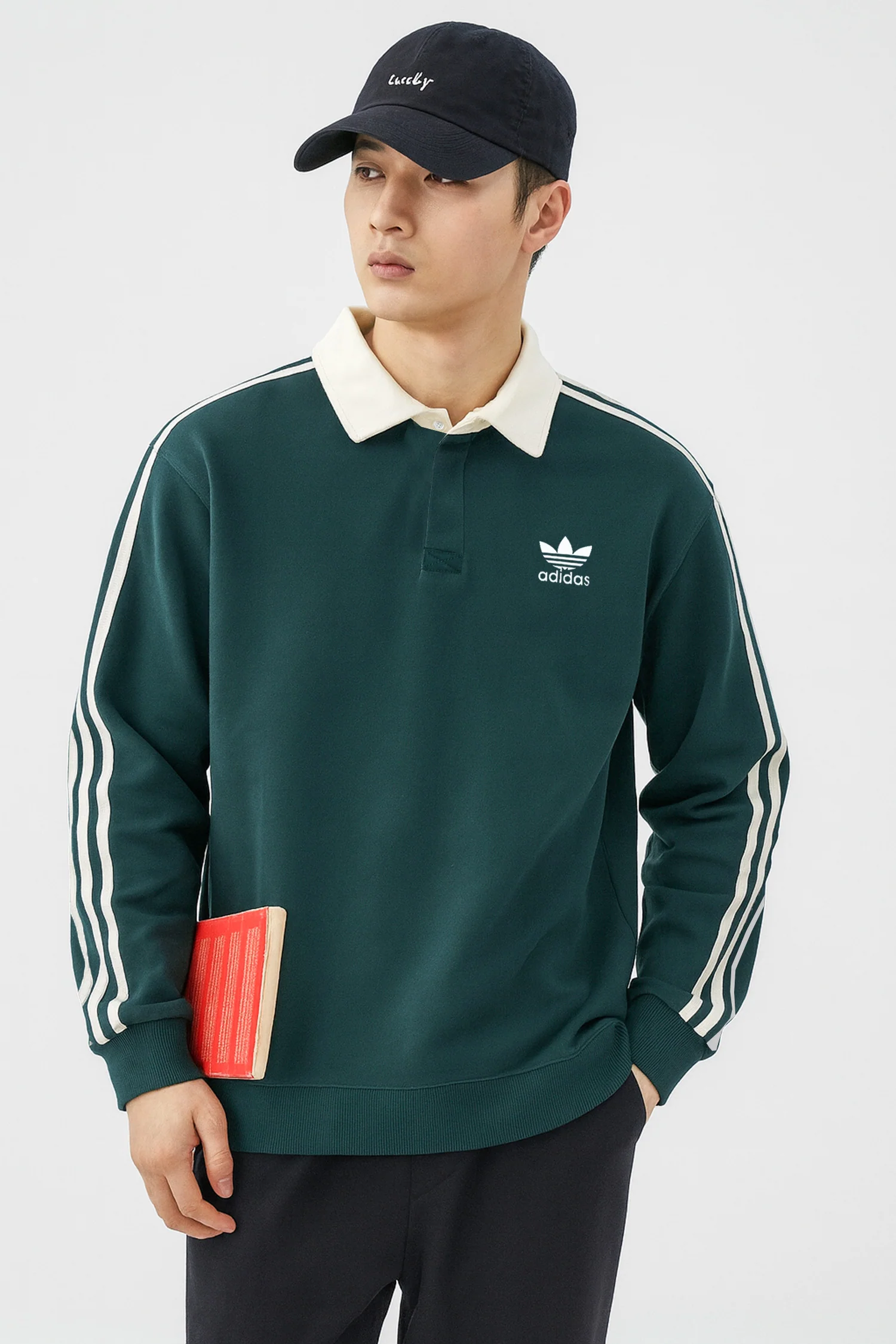 Adds Adicolor Rugby Imported Men's Sweatshirt - Image 13
