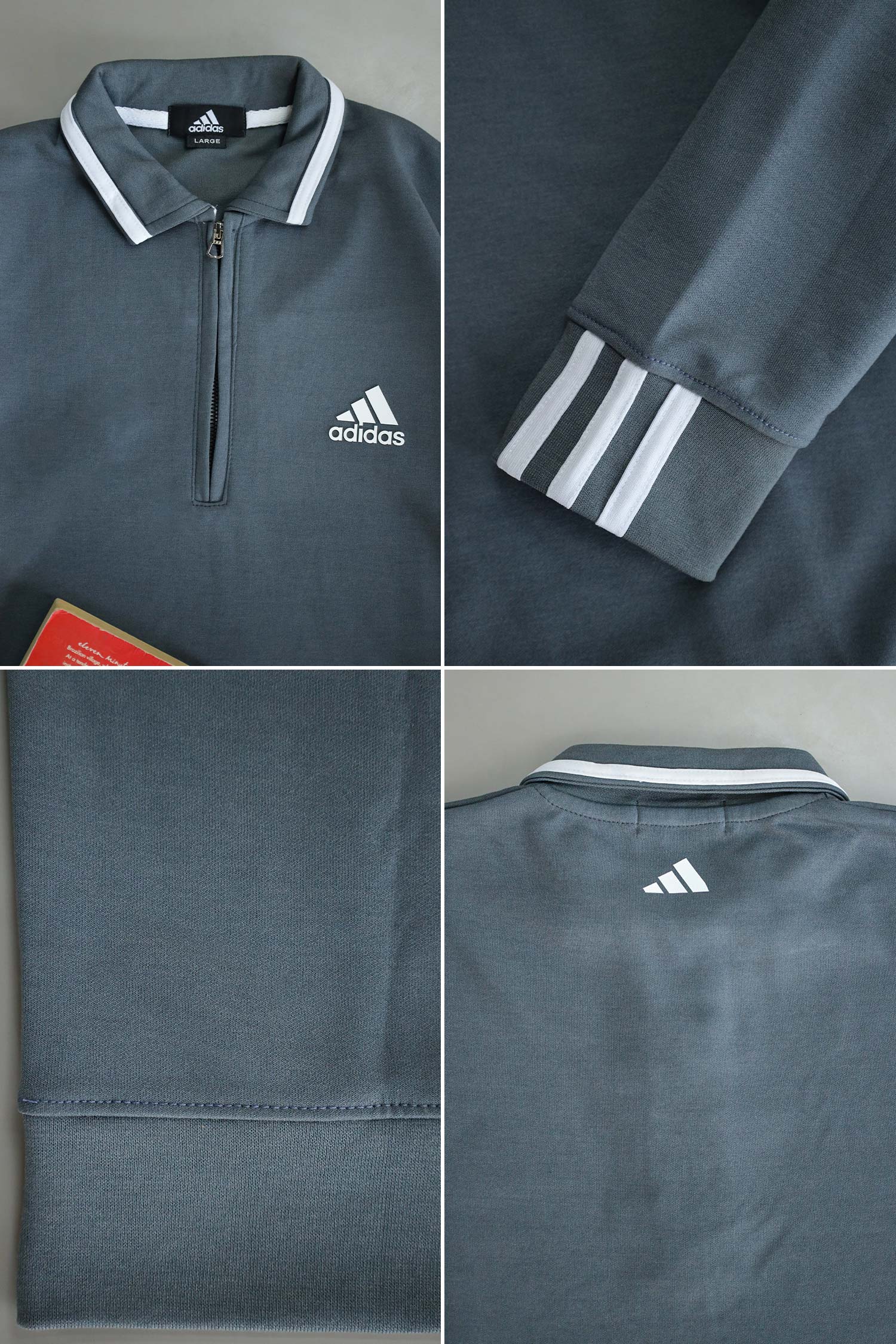 Adds Arm Rib Stripes Imported Men's Sweatshirt - Image 16