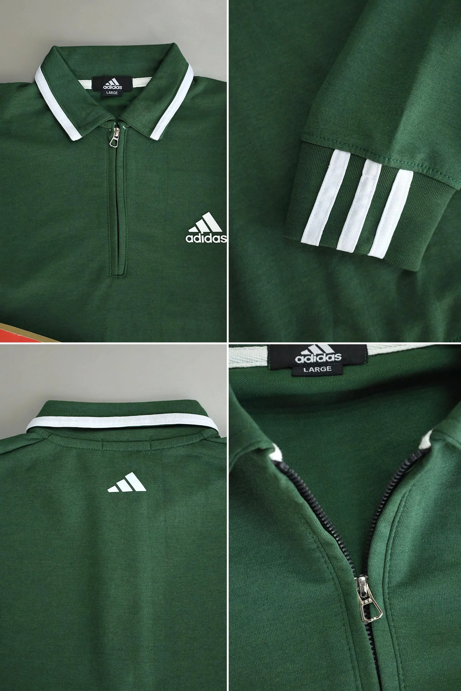 Adds Arm Rib Stripes Imported Men's Sweatshirt - Image 4