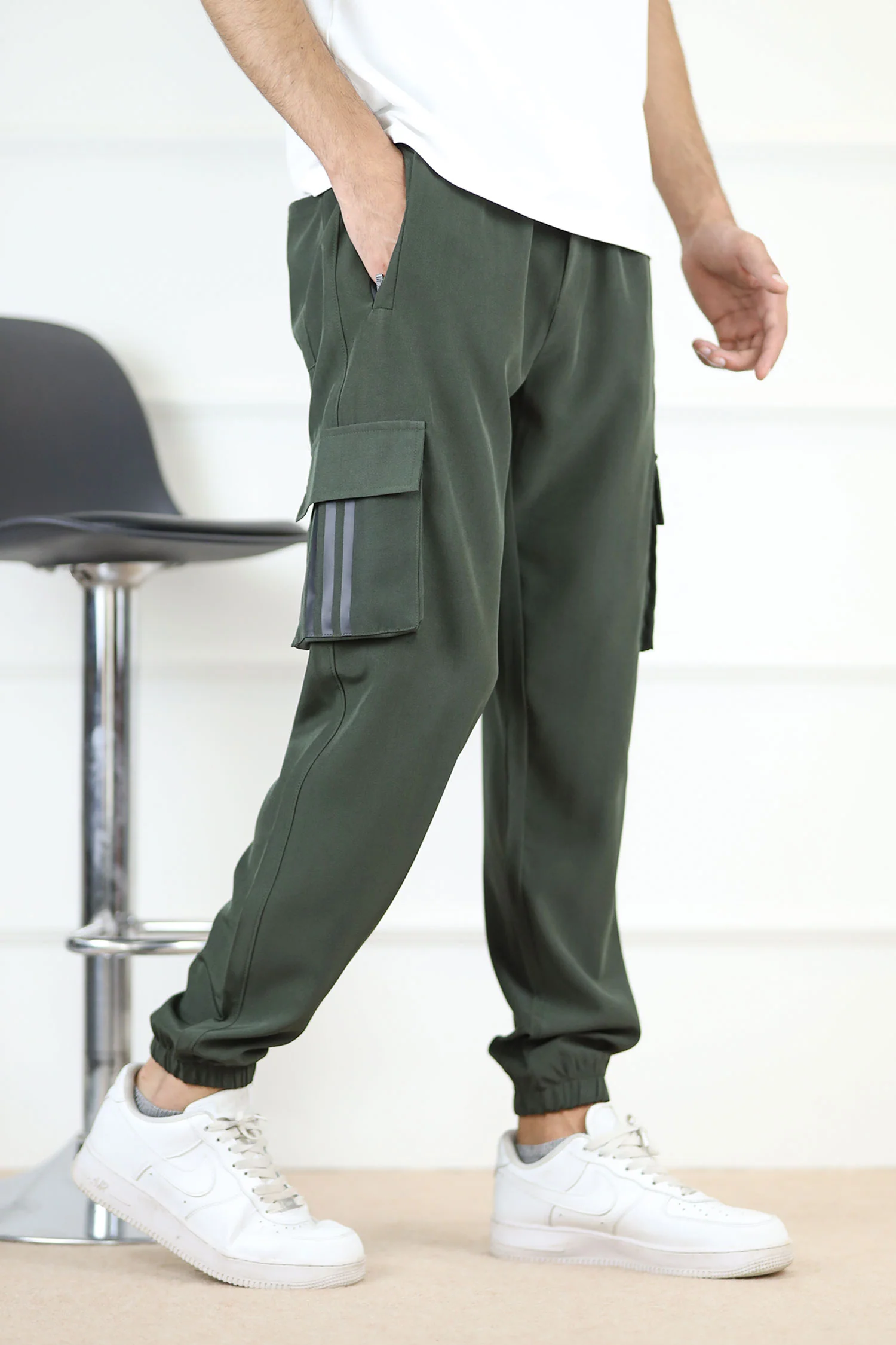 Adds Micro Stretch Slimfit Imported Sportswear Trouser - Image 7
