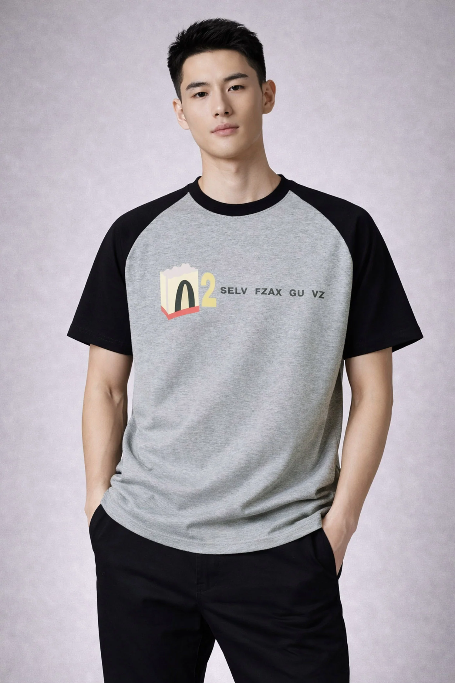 McDonald's Inspired Graphic Design Men's Tee - Image 14