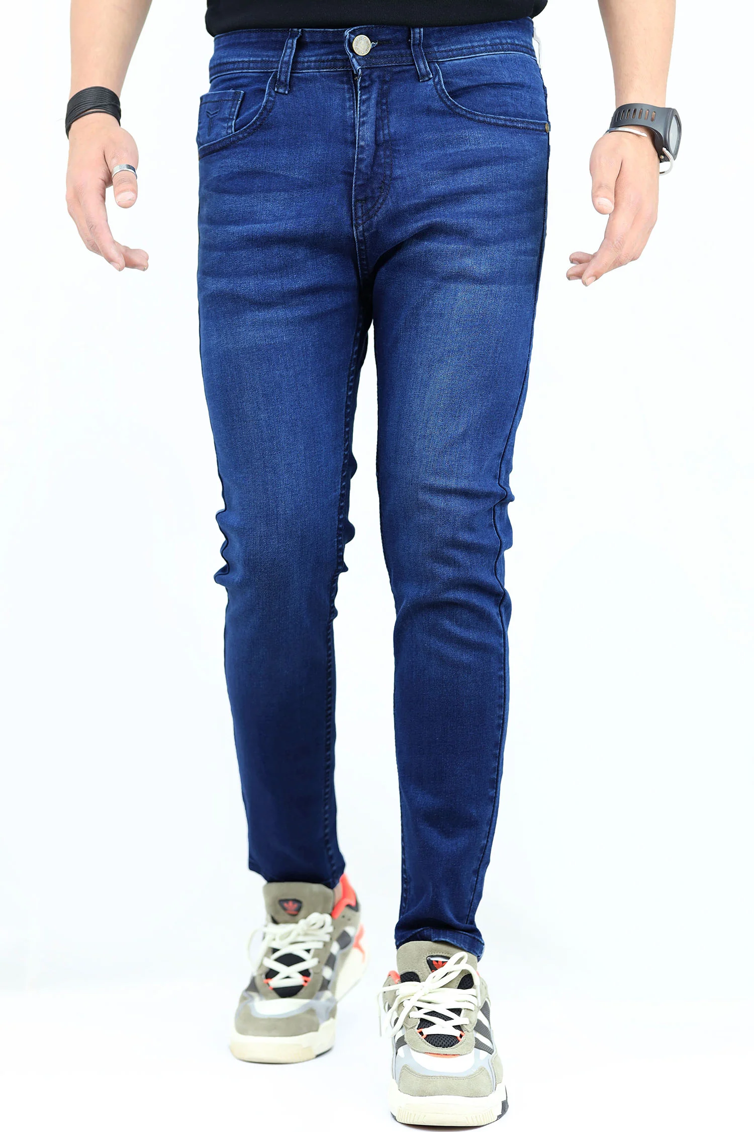 Ankle Fit Turbo Jeans In Blue - Image 3
