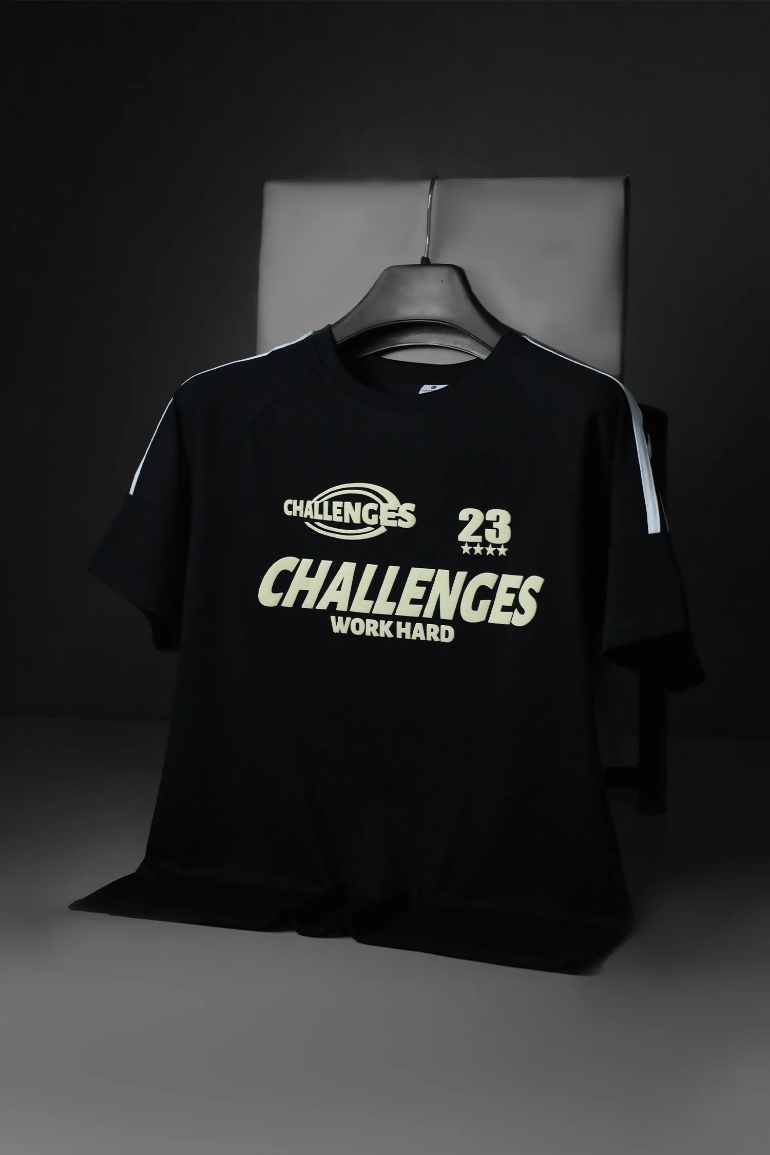 Athletic Inspired Round Neck T-shirt - Image 11