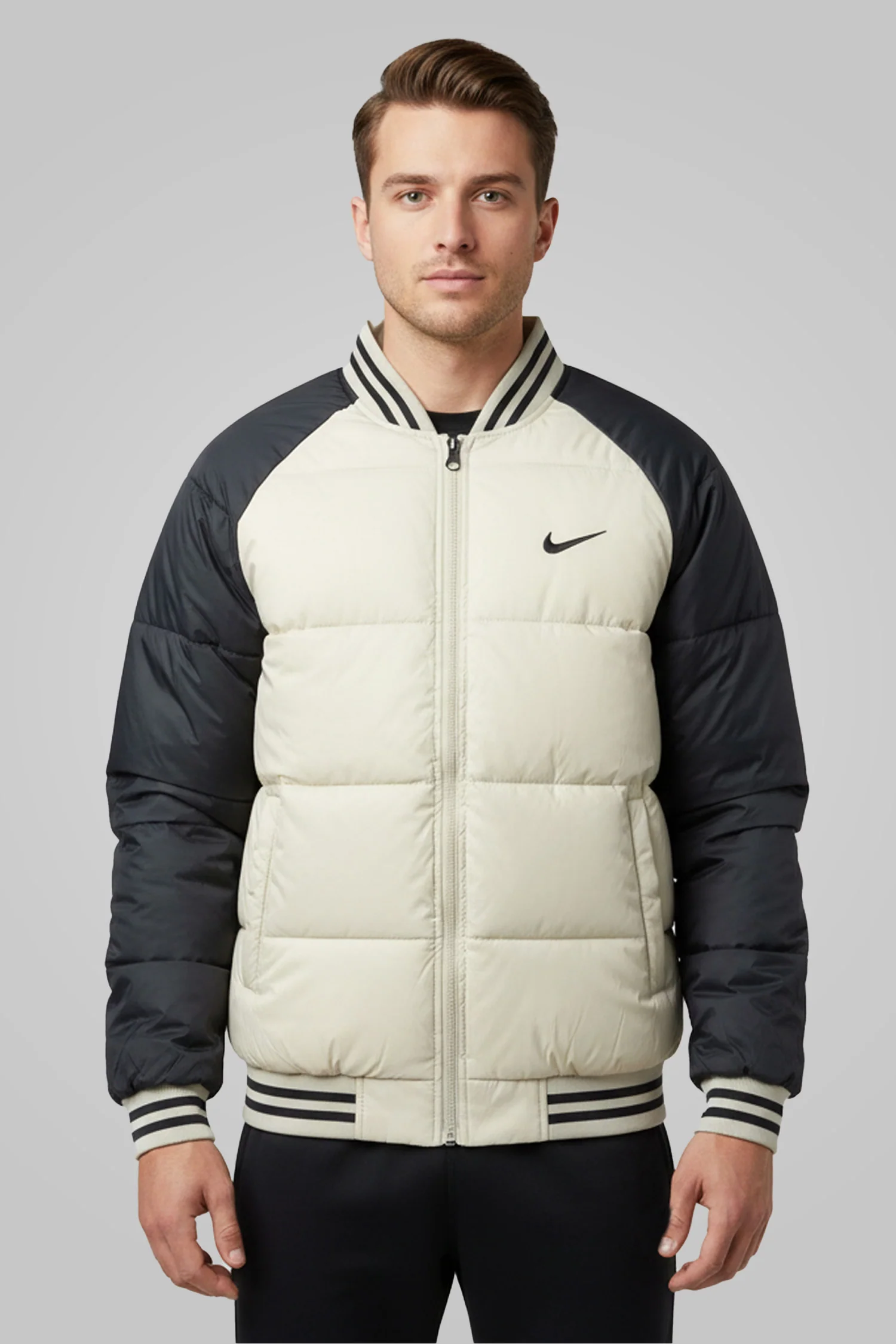 Nke Therma-Fit Bomber Men's Imported Puffer Jacket - Image 4