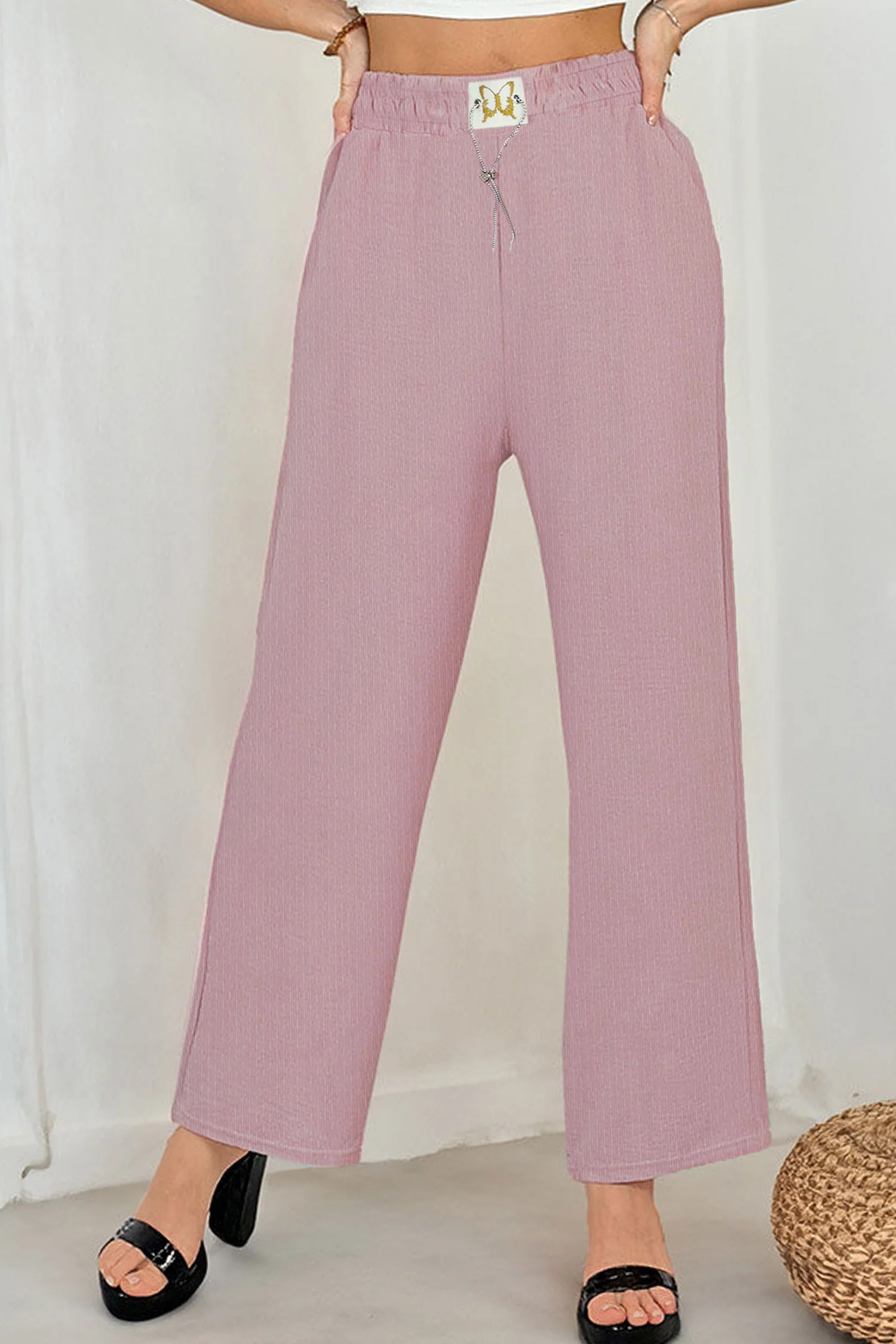 Cozy Fashion Chain Belt Style Flapper Trouser - Women - Image 5