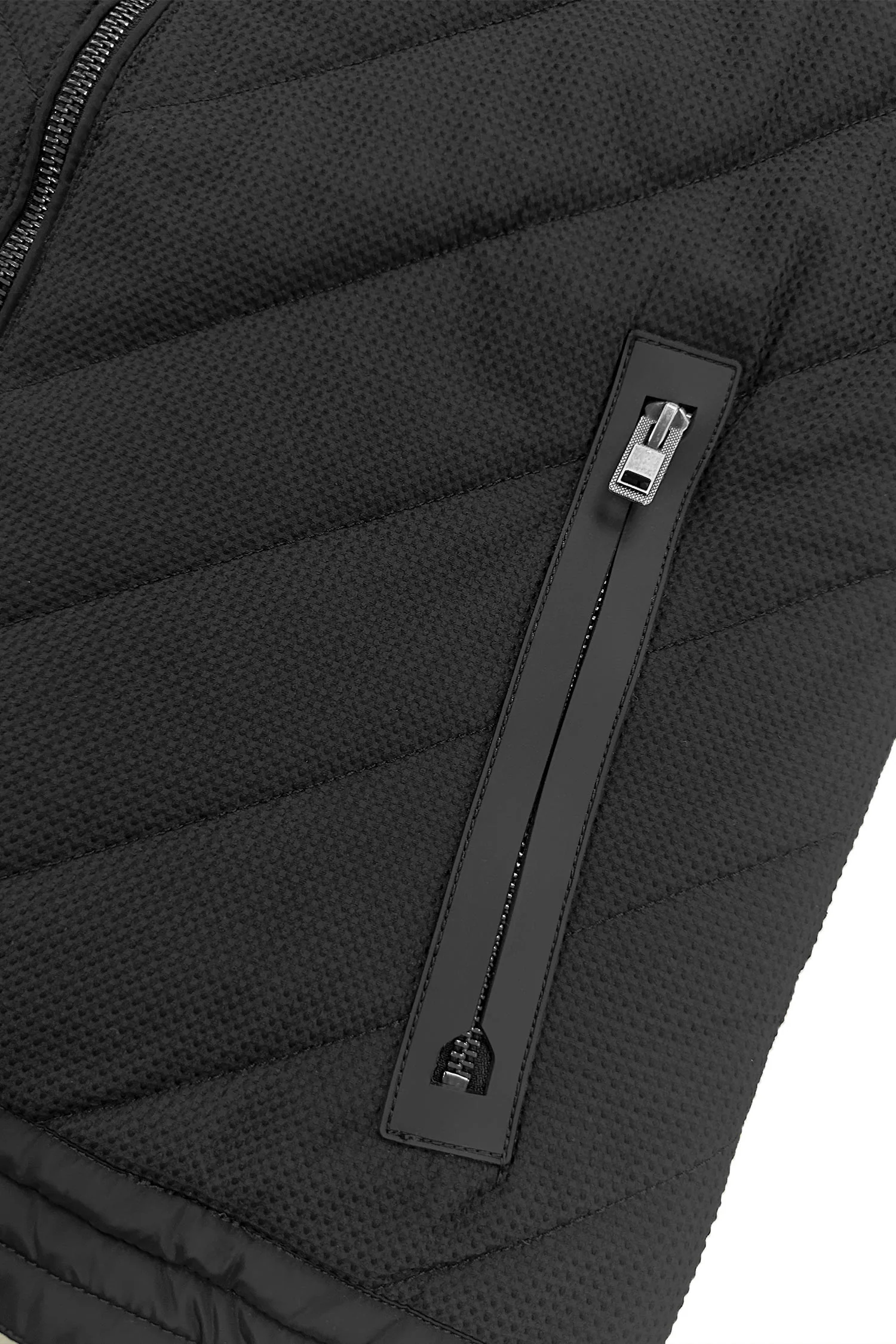 Cross Pattern Bubble Padded Imported Puffer Jacket - Image 14