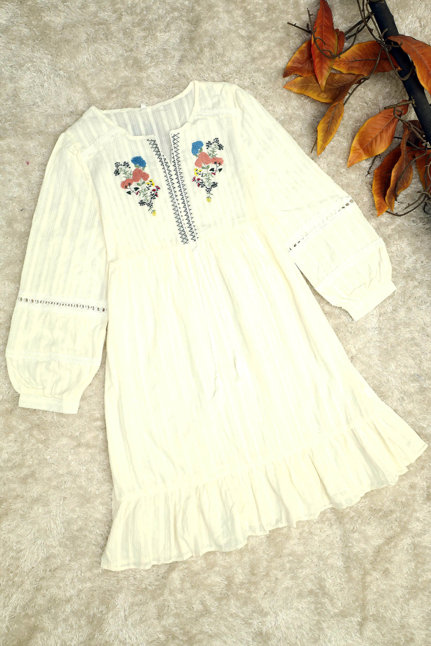 Embroidered Design Dooria Style Turkish Imported Top - Image 8