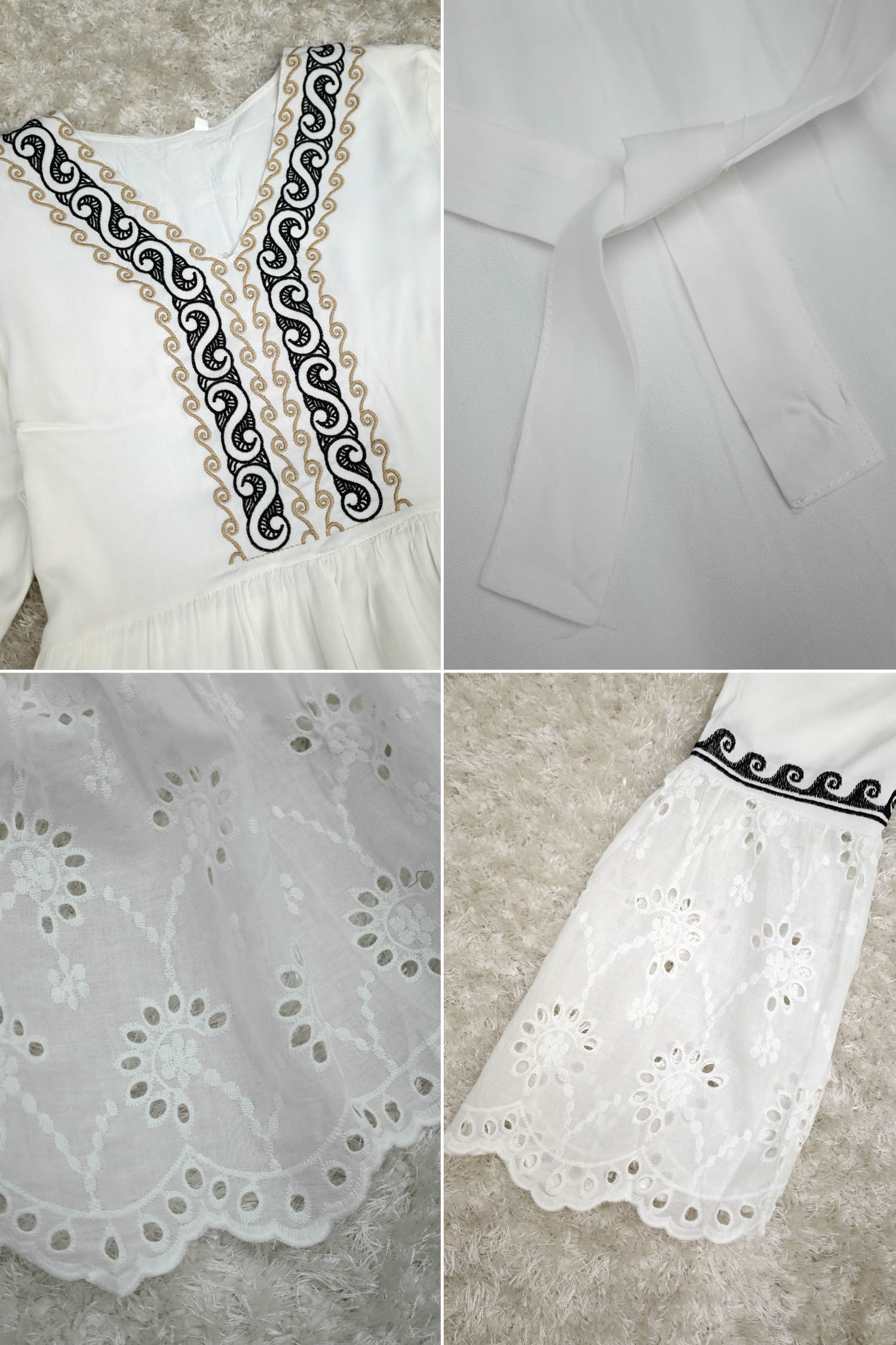 Embroidered Design Sewing Pattern Turkish Imported Top - Image 20