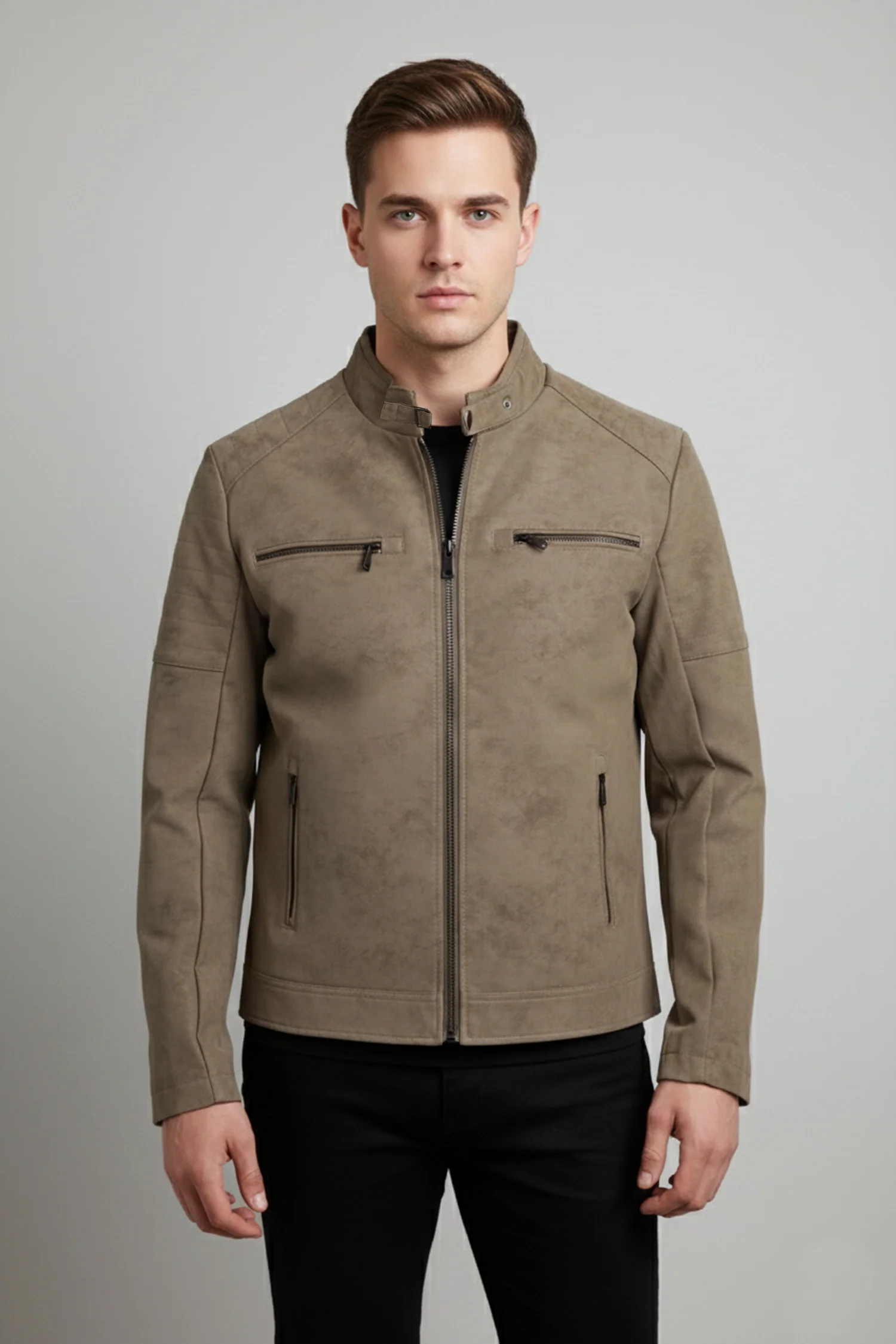 Springfield Suede Leather Jacket - Image 4