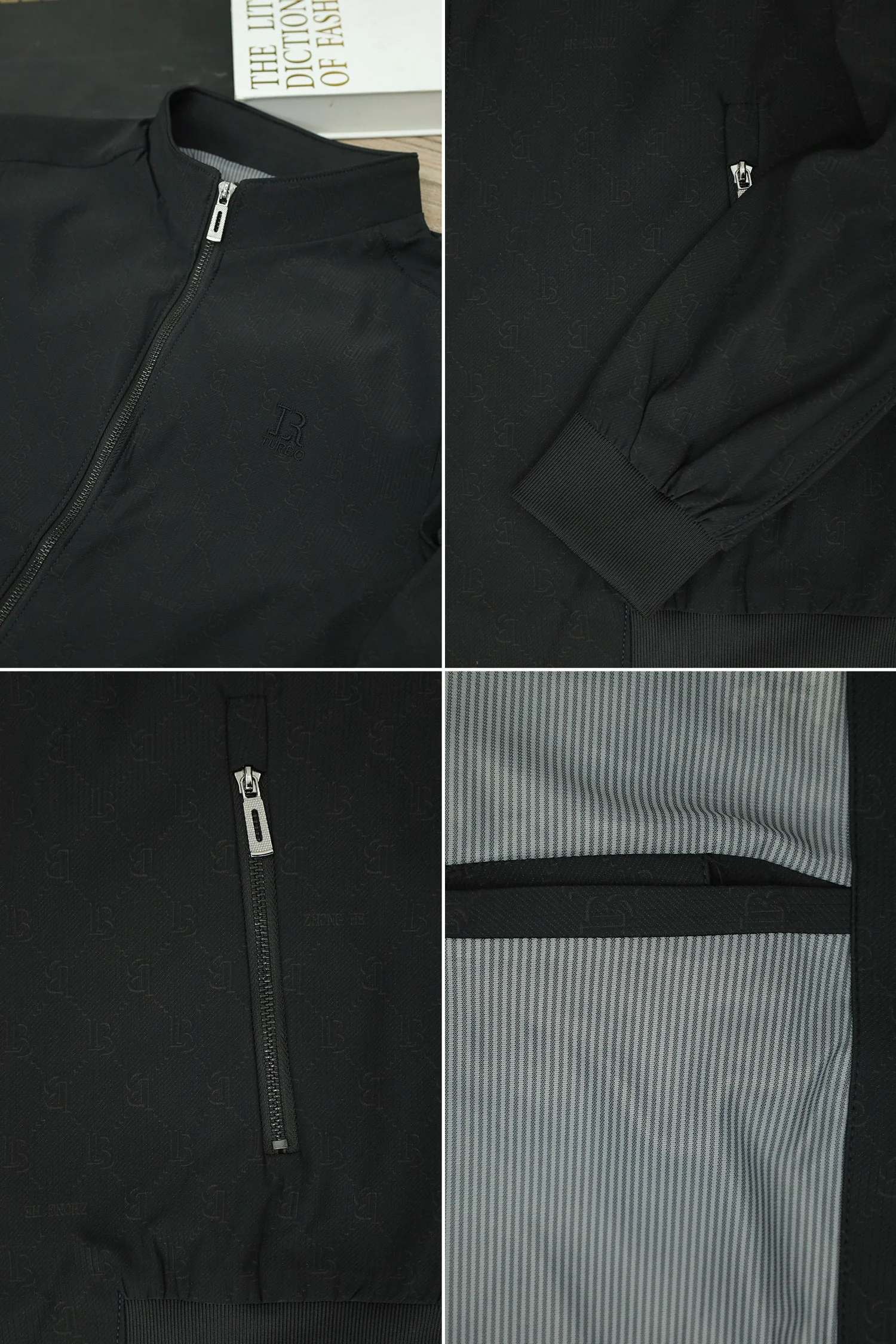 Fort Collins Imported Light Weight Jacket In Black - Image 4
