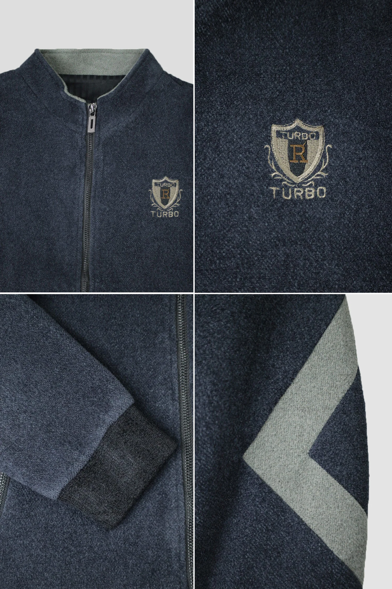Front Logo Style Imported Men's Woollen Jacket - Image 7
