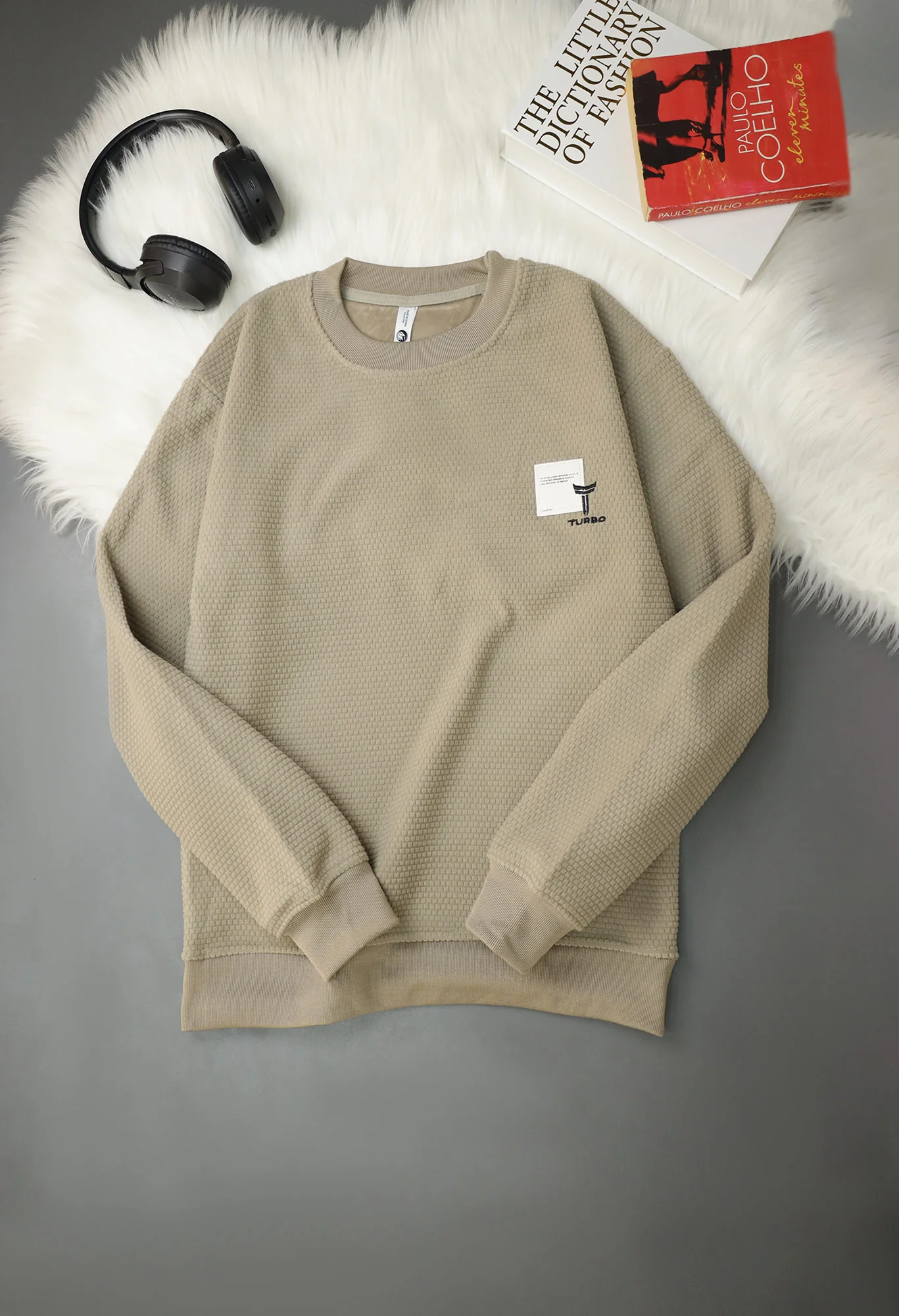 Turbo HoneyComb Patterened Imported Men's Sweatshirt - Image 15