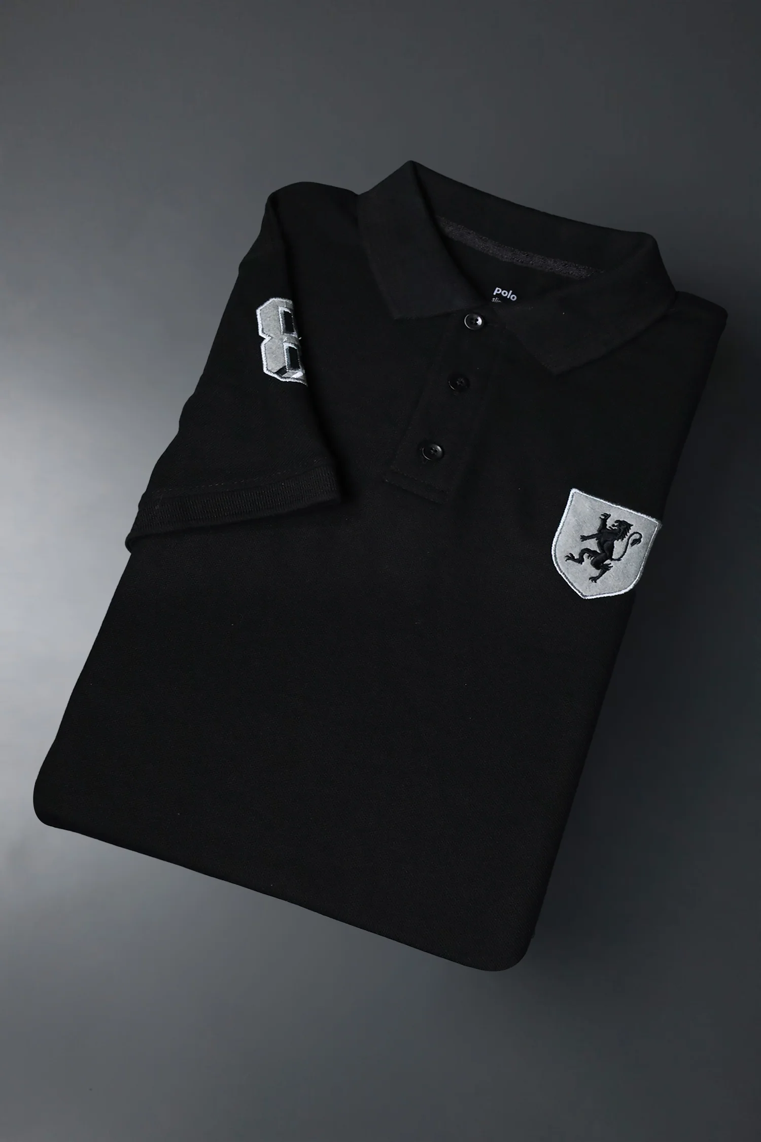 Grdno Square Texture Men's Polo Shirt - Image 36