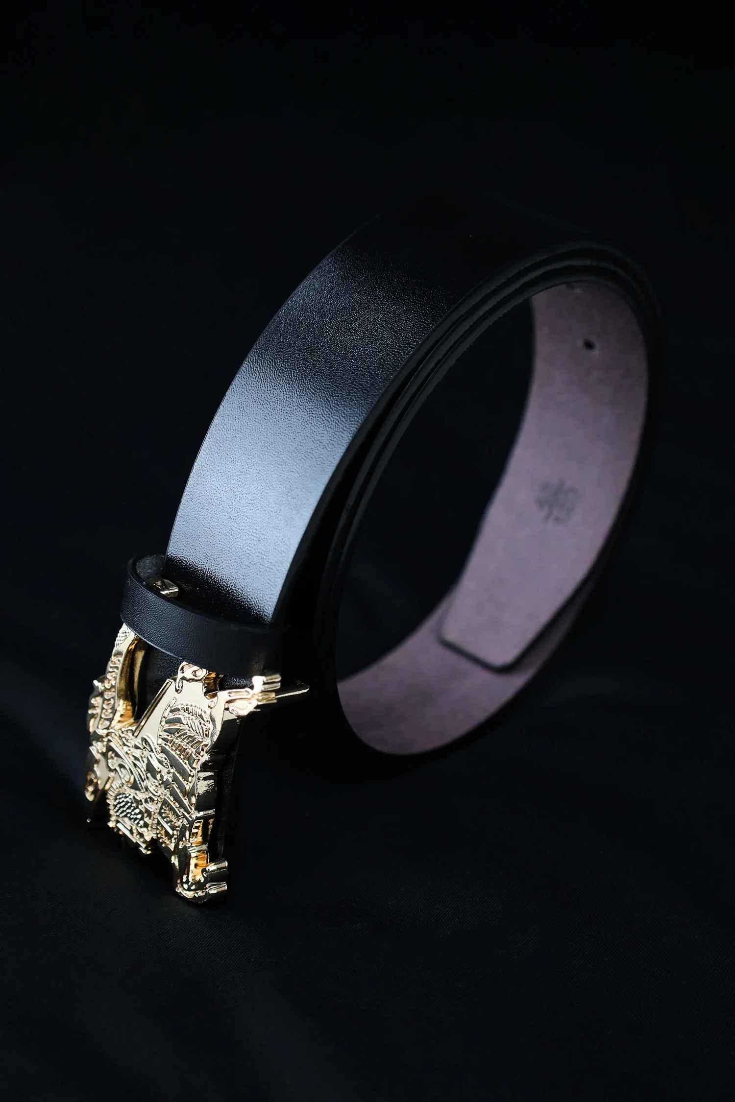 Burbrry Metal Alloy Automatic Buckle Branded Belt - Image 3