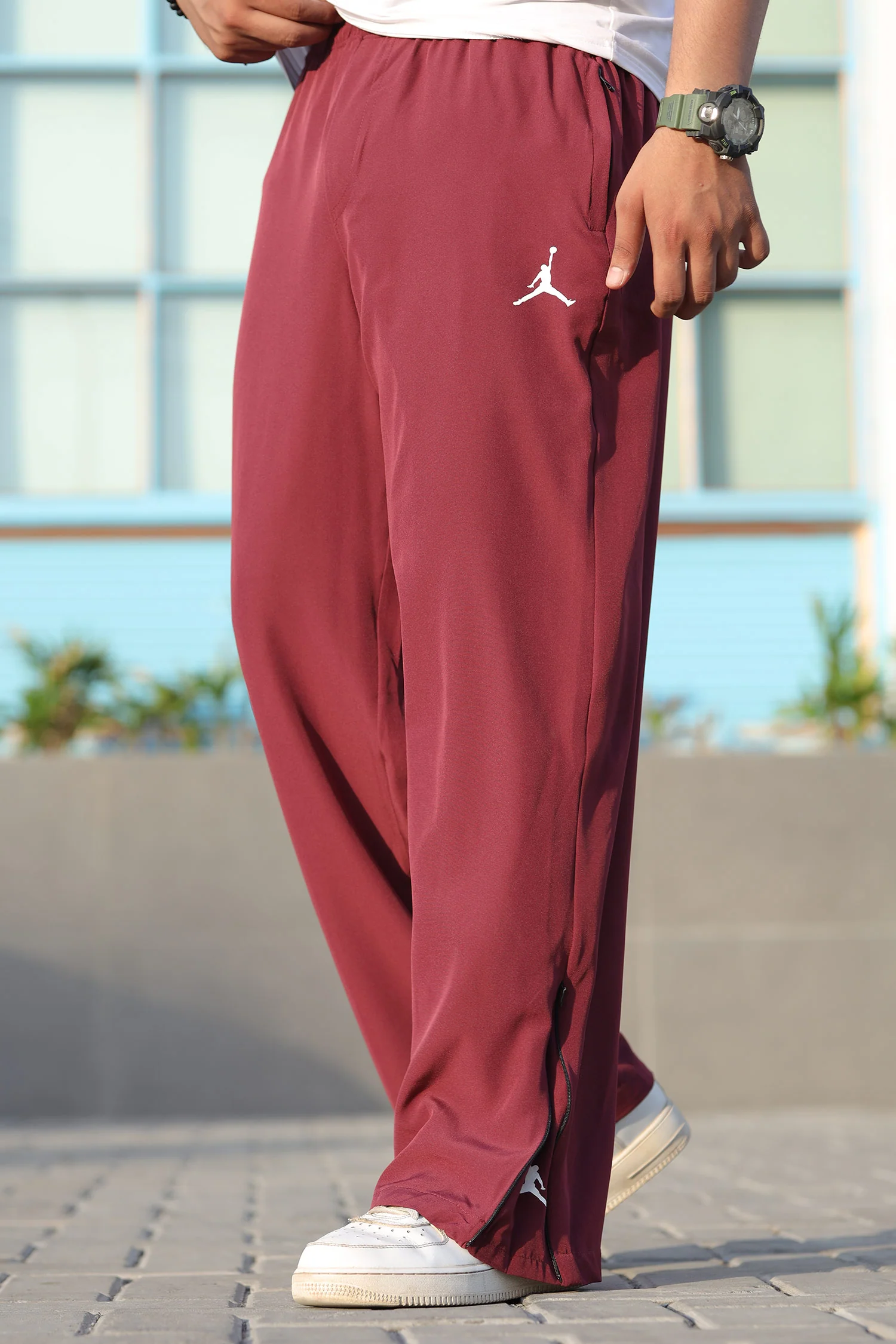 Jrdn 'Airborne' Micro-Tech Loose-Bottom Trouser - Image 6