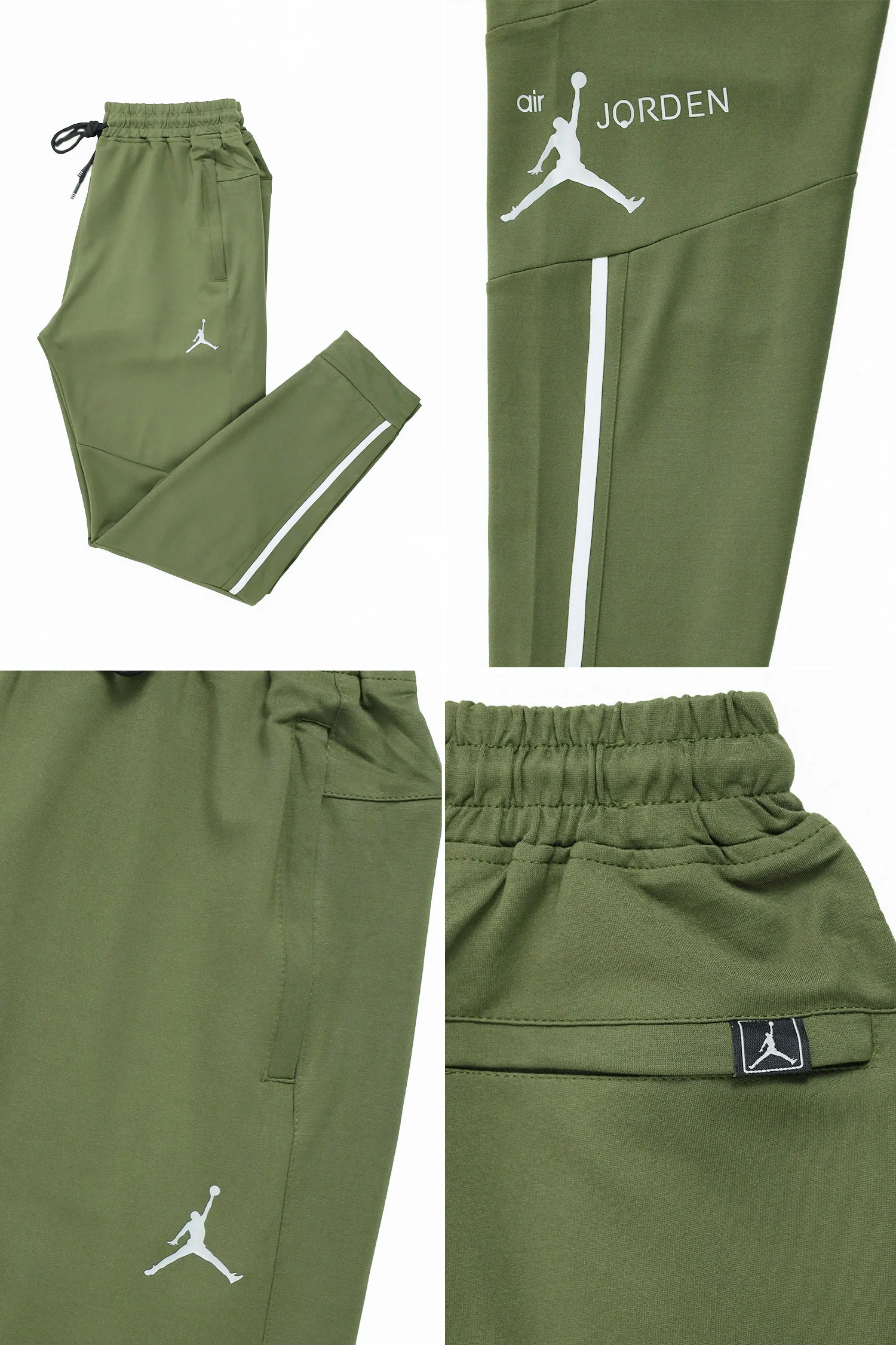 Jrdn Half Stripe Grip Style Slim-Fit Trouser - Image 4