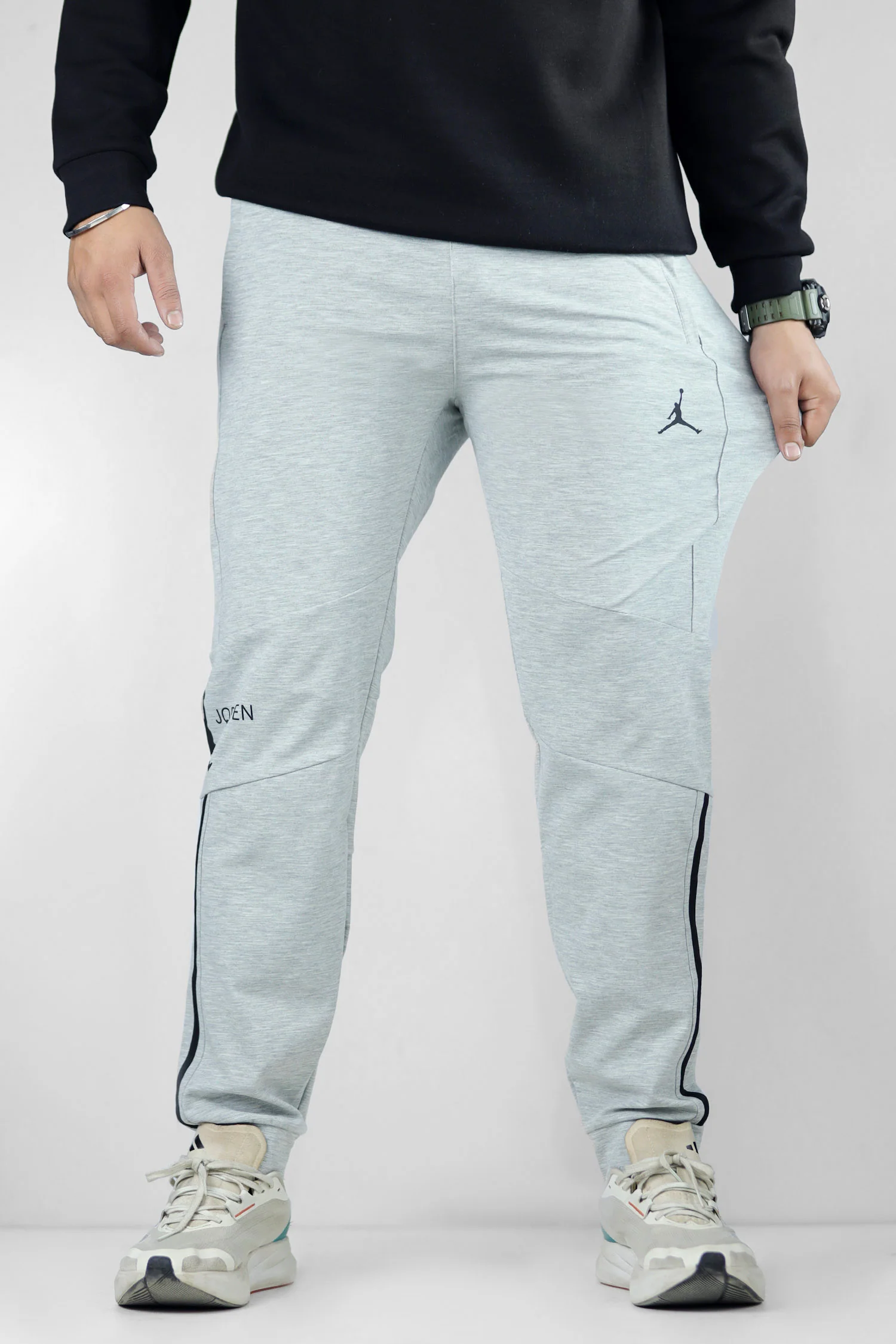 Jrdn Half Stripe Grip Style Slim-Fit Trouser - Image 9