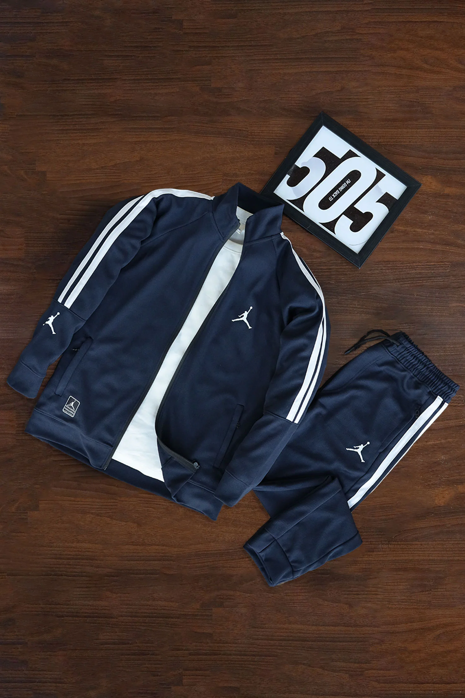 Jrdn Jumpman Signature Slogan Zipper Tracksuit - Image 15