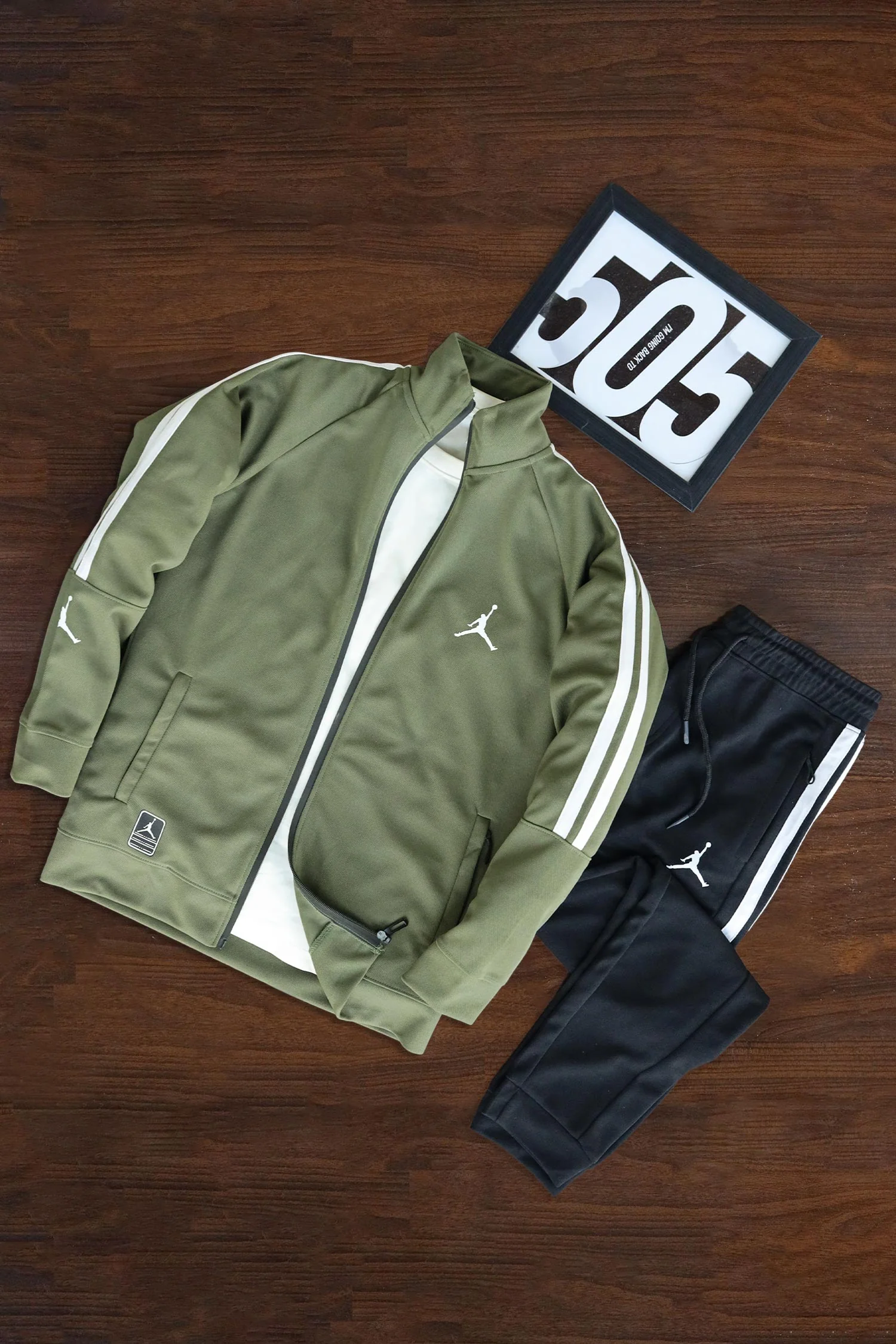 Jrdn Jumpman Signature Slogan Zipper Tracksuit - Image 2