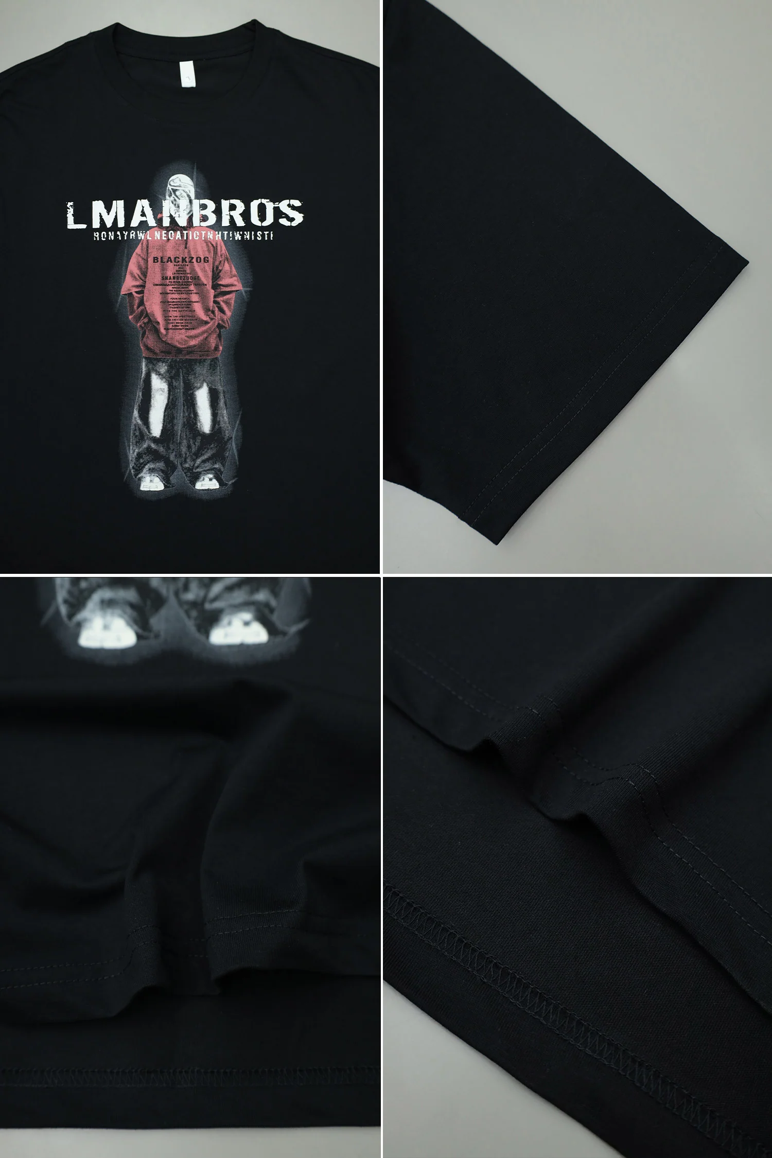 Lmanbros Graphic Round Neck T-shirt - Image 12