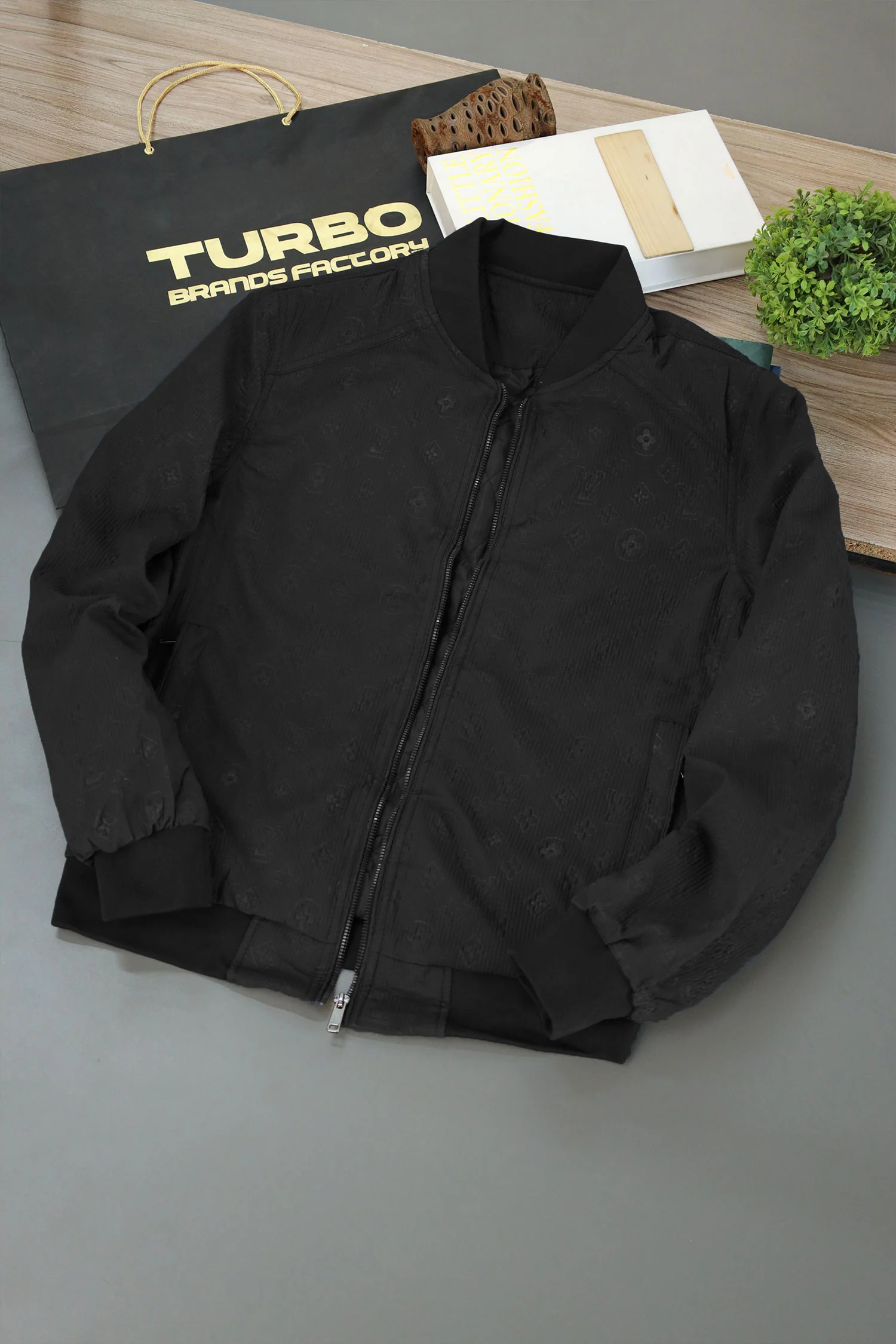 Luis Vten Wind Proved  Imported Light Weight Jacket In Black - Image 2