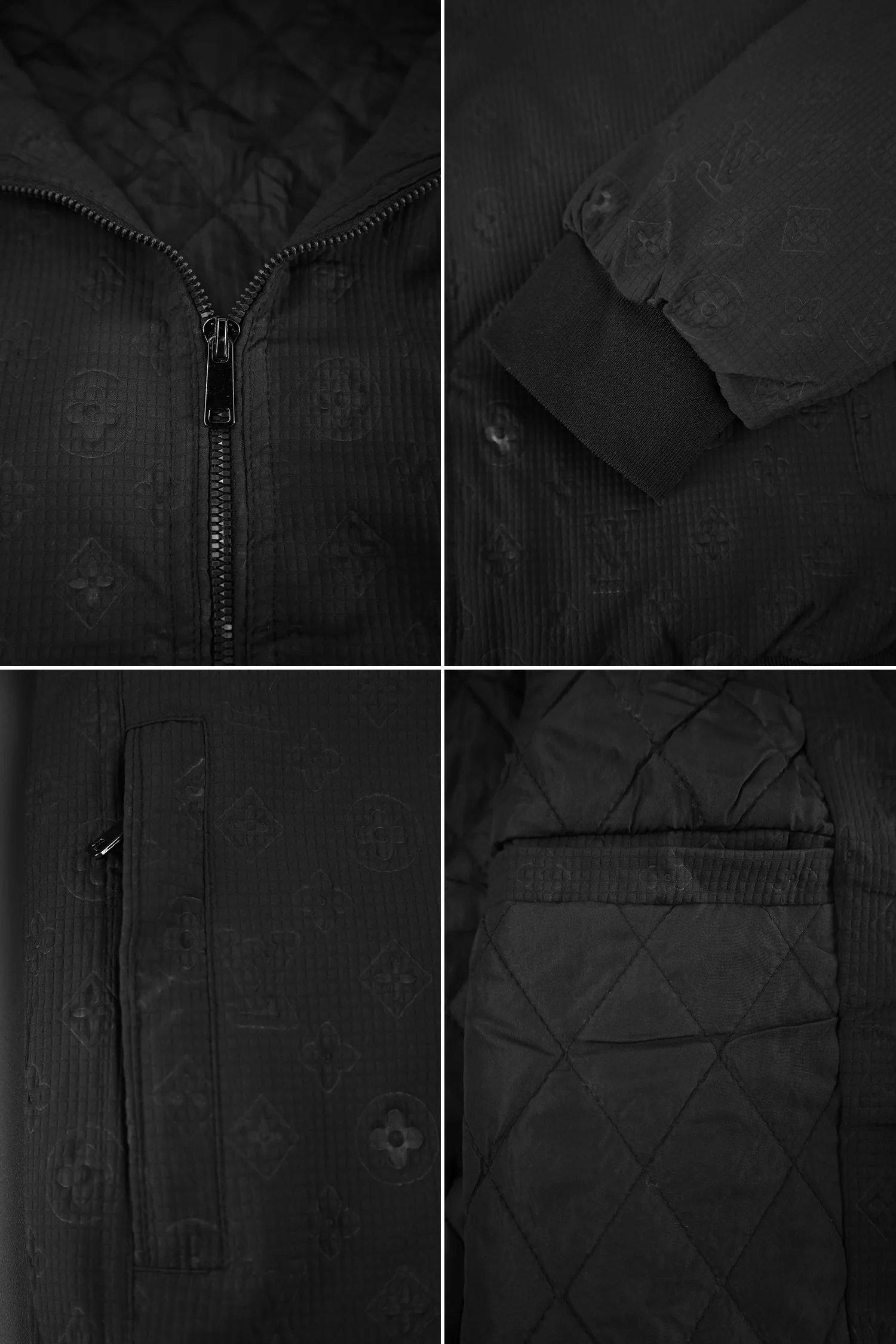 Luis Vten Wind Proved  Imported Light Weight Jacket In Black - Image 4
