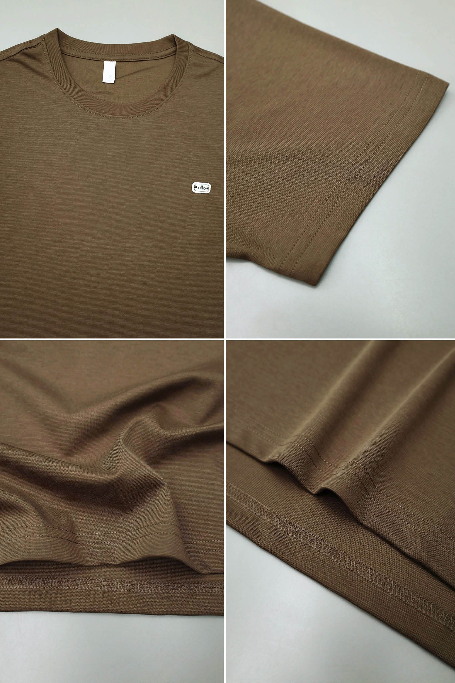 Mens Plain Wear Round Neck T-shirt - Image 9