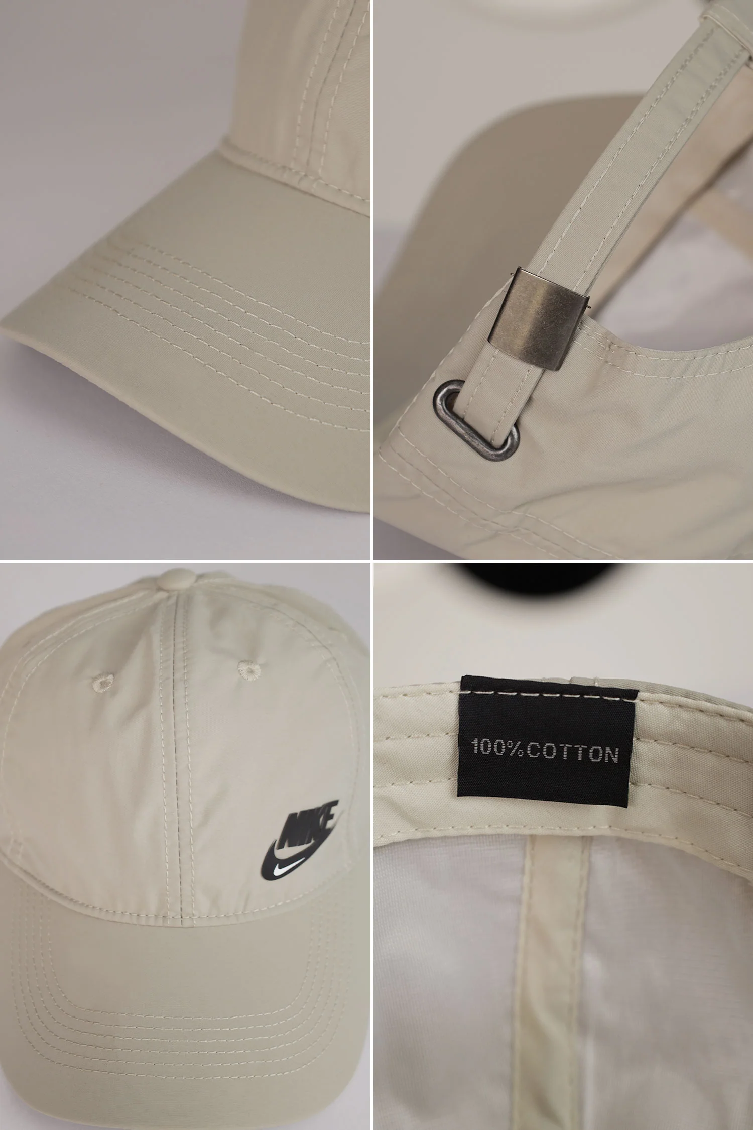 Nke Club Strap Back Imp Parachute Cap In Skin - Image 3