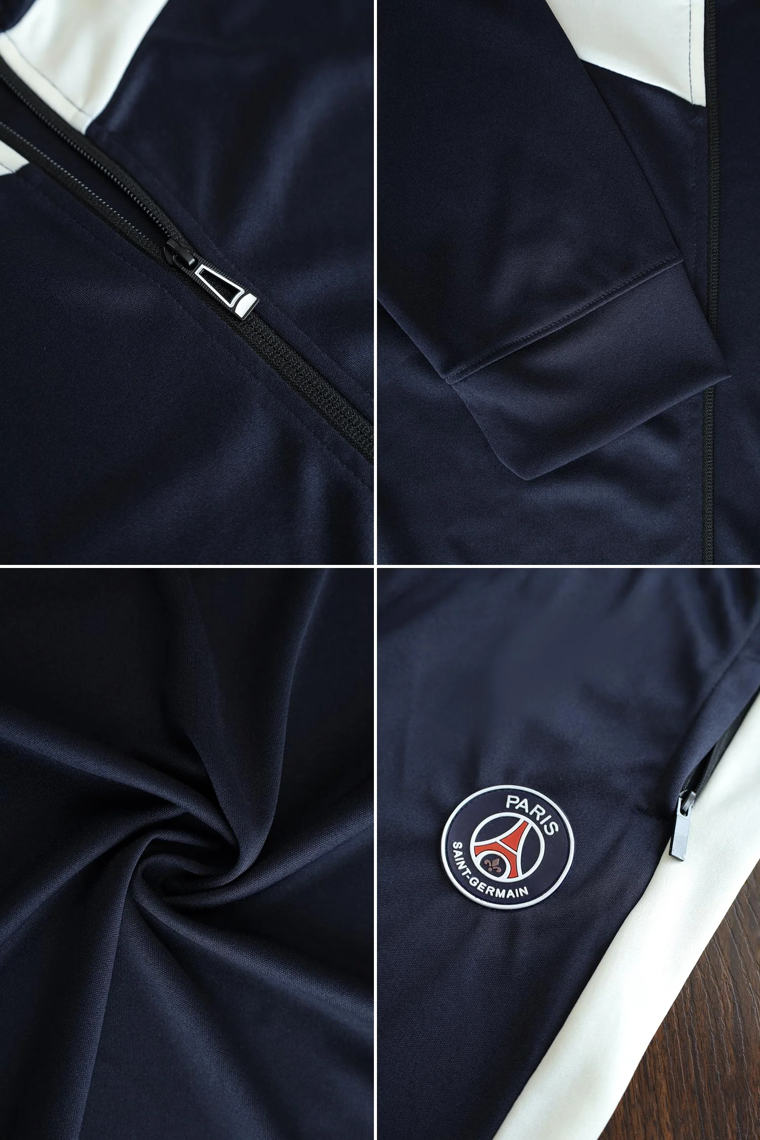 Nke Diagonal V Panel Signature Full Zipper Tracksuit - Image 14