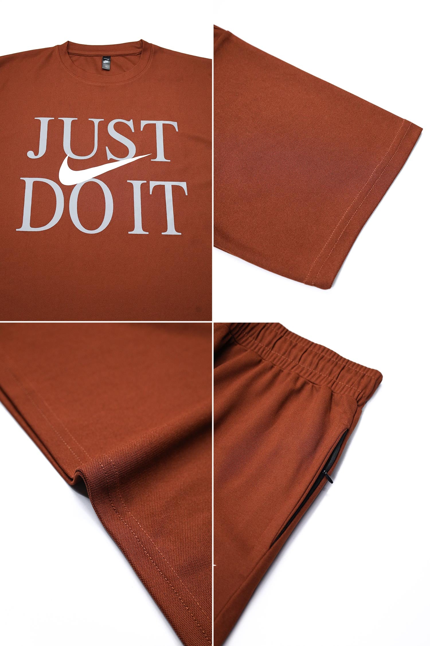 Nke jst do it Signature Track Men's Tracksuit In Rust - Image 2