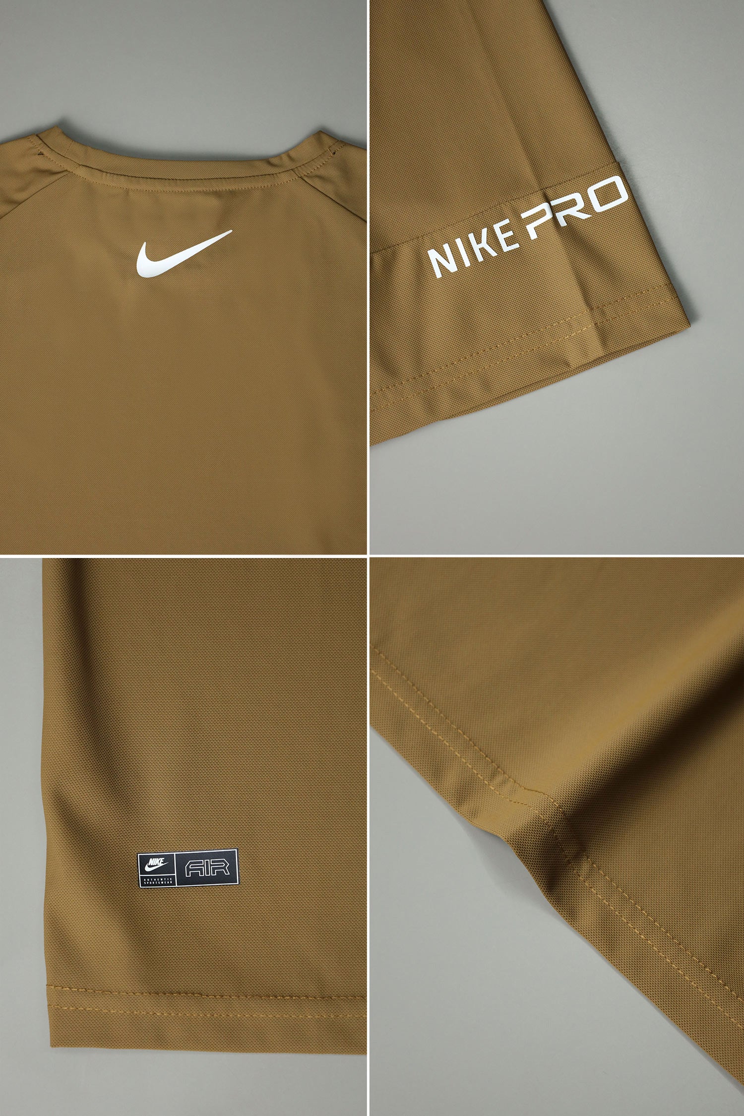 Nke Pro Motion Strength Imp Dry-Fit Tee In Camel - Image 2
