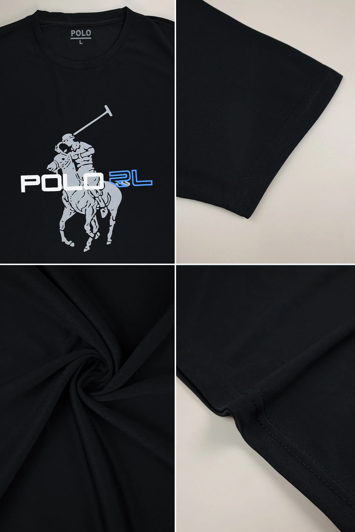 Rph Luren Signature Pony Men's Round Neck T-Shirt - Image 9