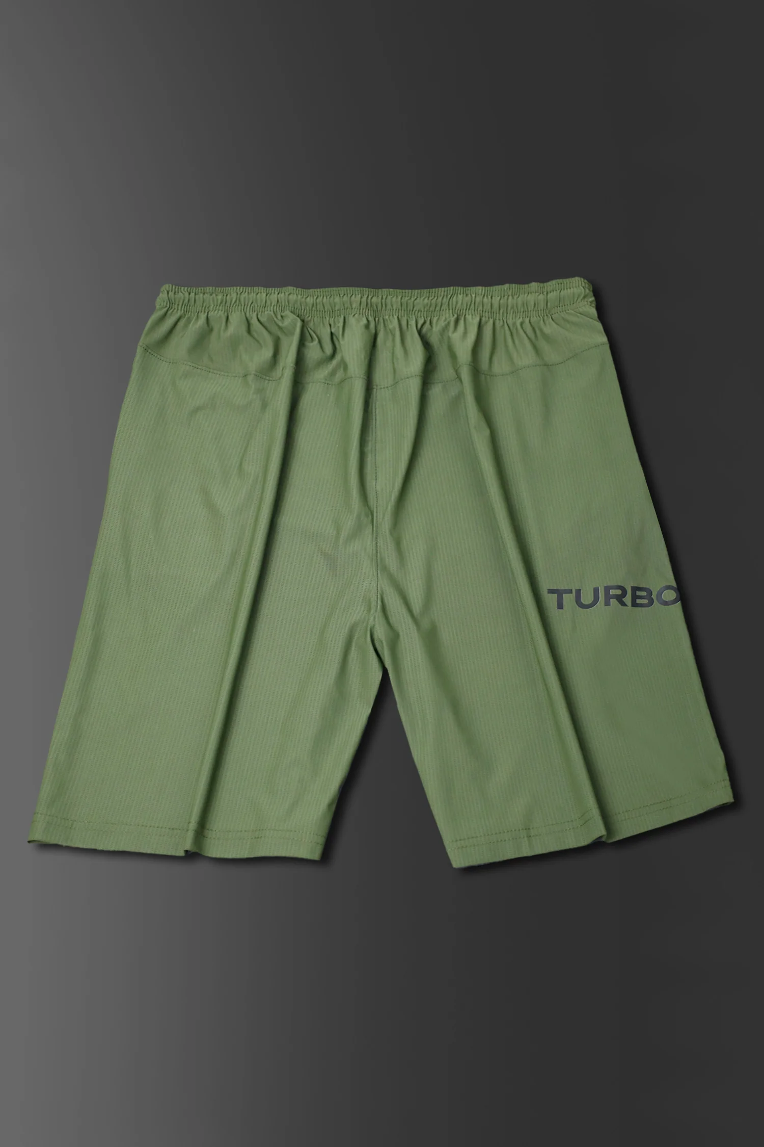 Oversized Fashion Streetwear Sports Gym Shorts In Camo Green - Image 3