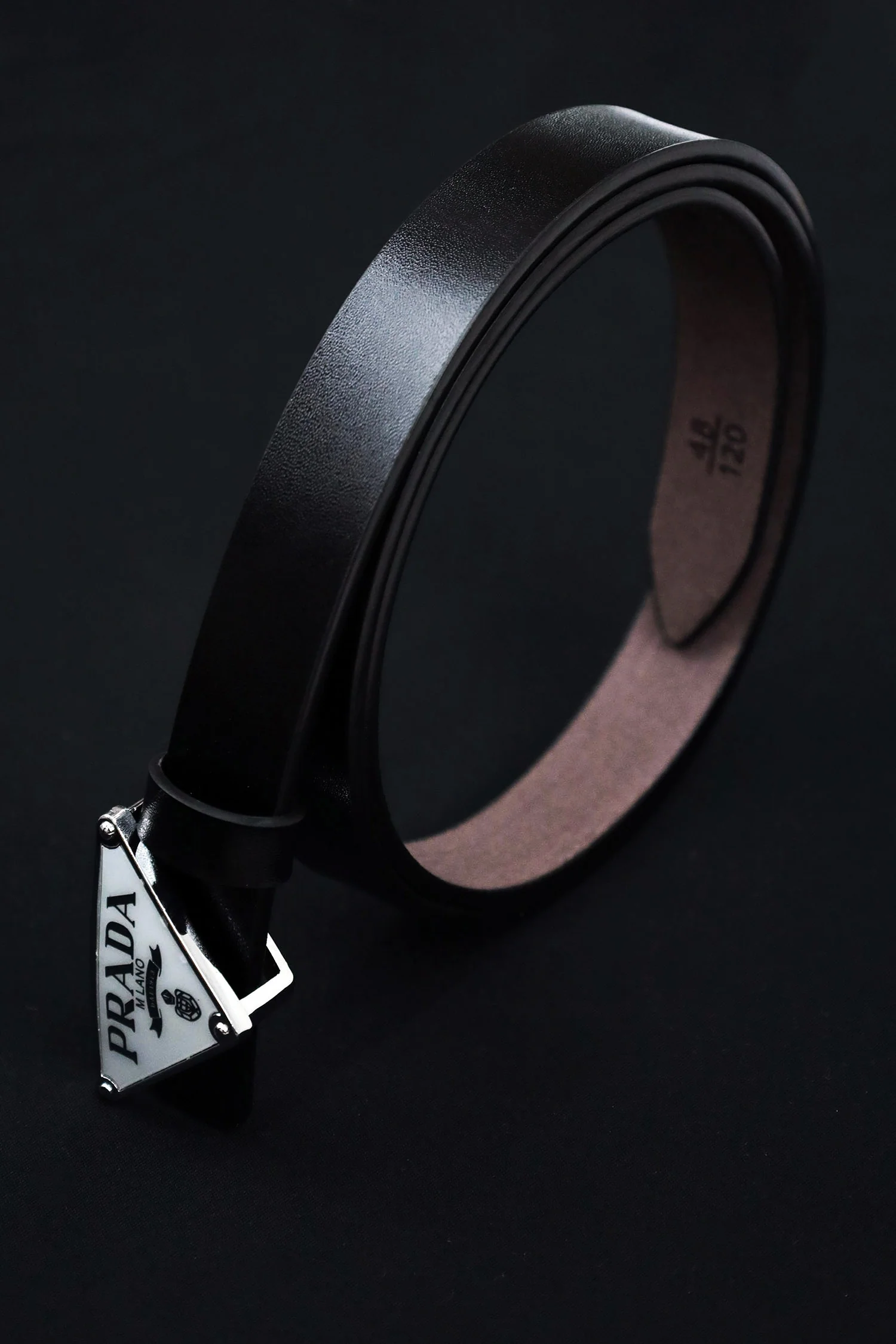 Prda Metal Alloy Automatic Buckle Branded Belt - Image 3