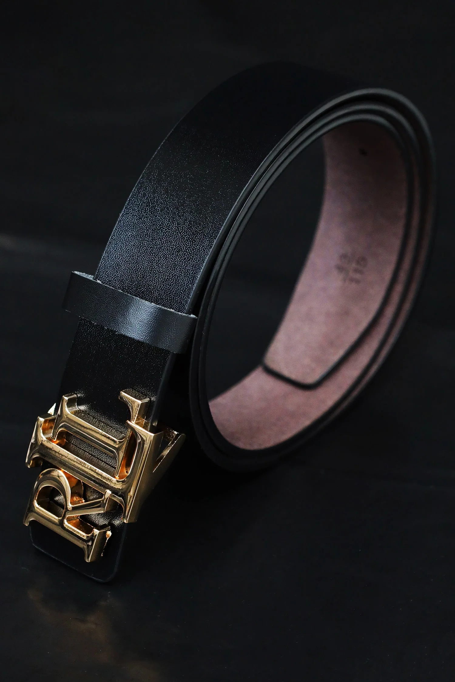 RaPH Luren Metal Alloy Automatic Buckle Branded Belt - Image 6