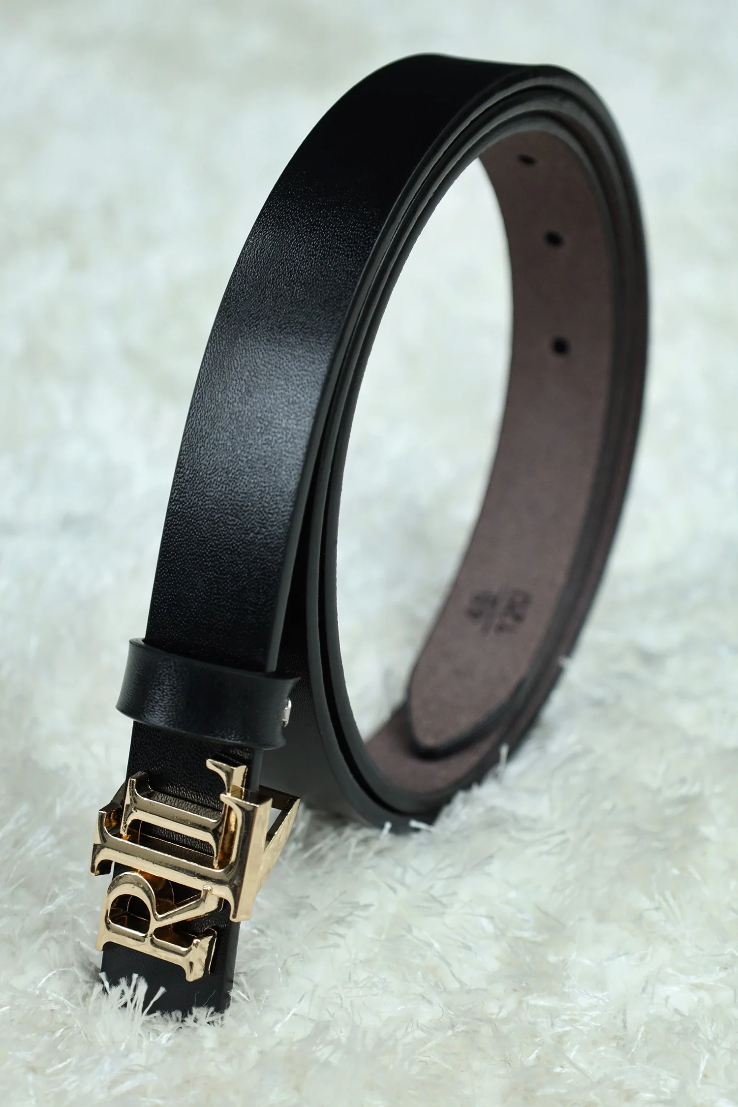 Raph Luren Metal Alloy Automatic Buckle Branded Belt - Image 3