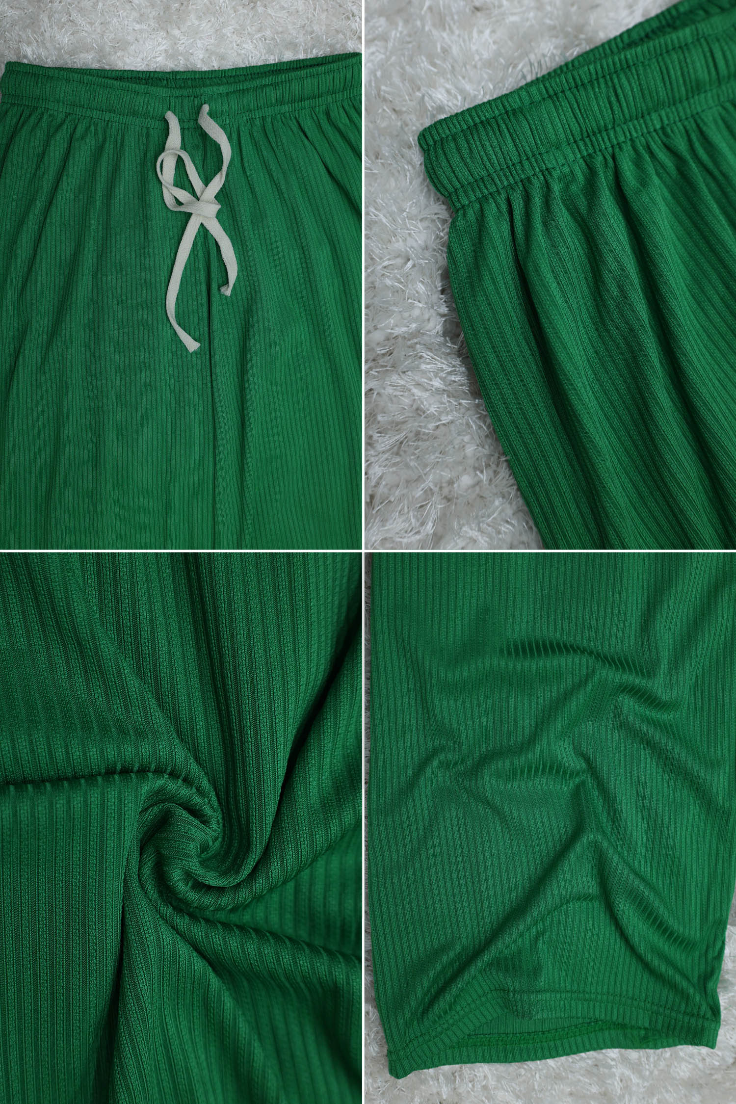 Relaxed Lounge Lining Texture Flapper Trouser - Women - Image 3