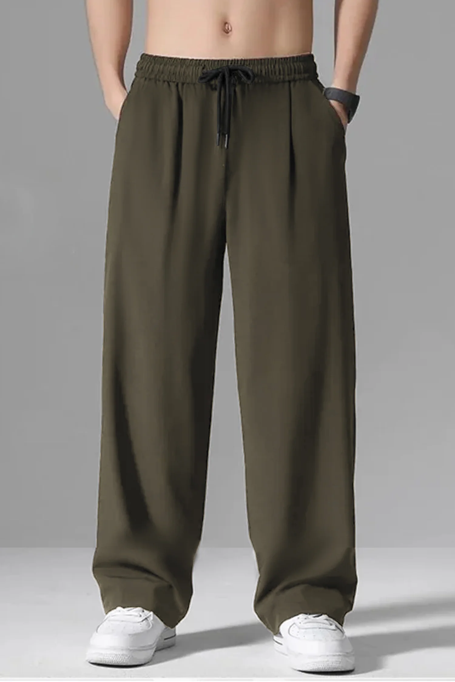 Relaxed Straight Baggy Loose Bottom Trouser - Image 2