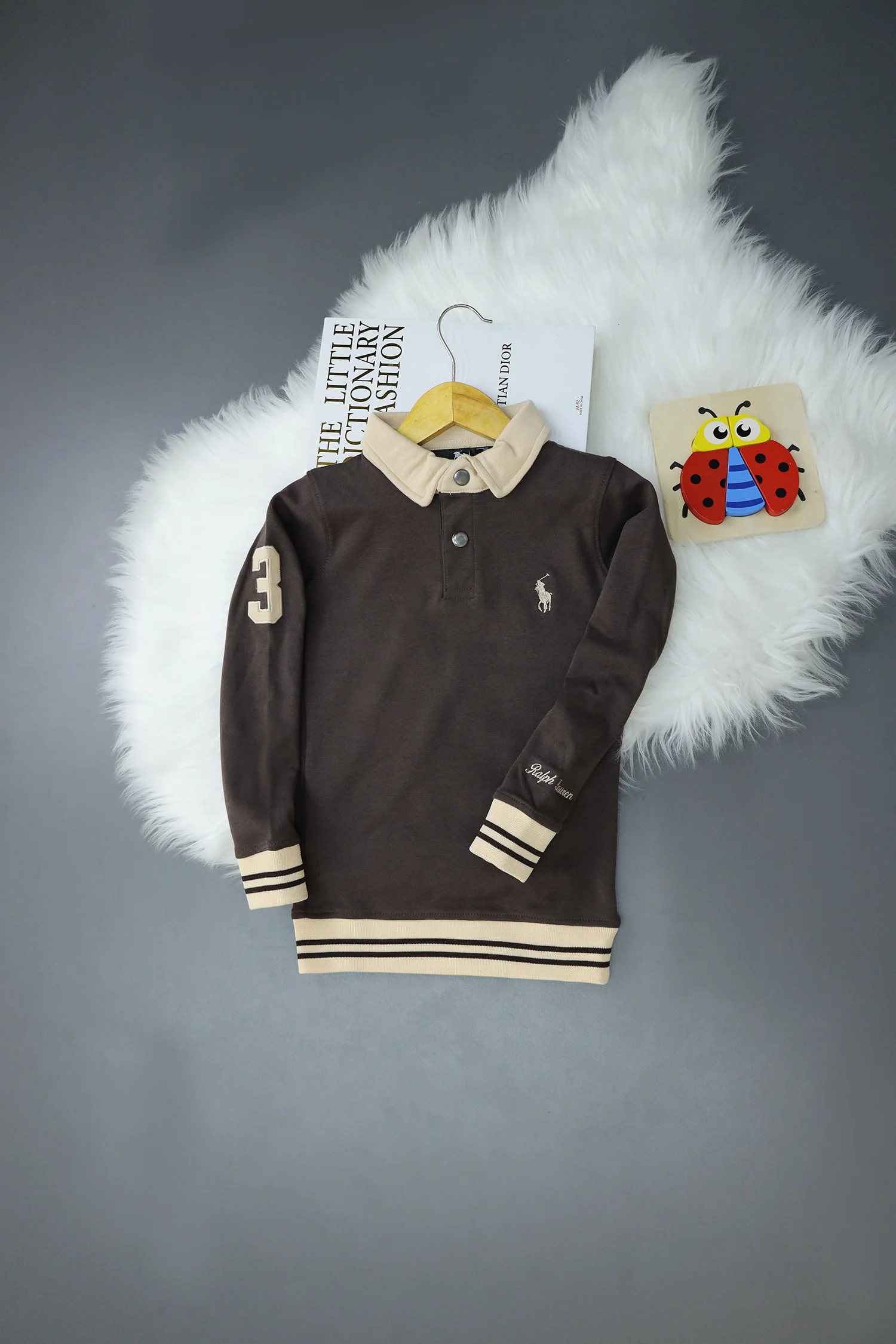 Rph Lren Polo Loopback Unisex Kids SweatShirt - Image 6