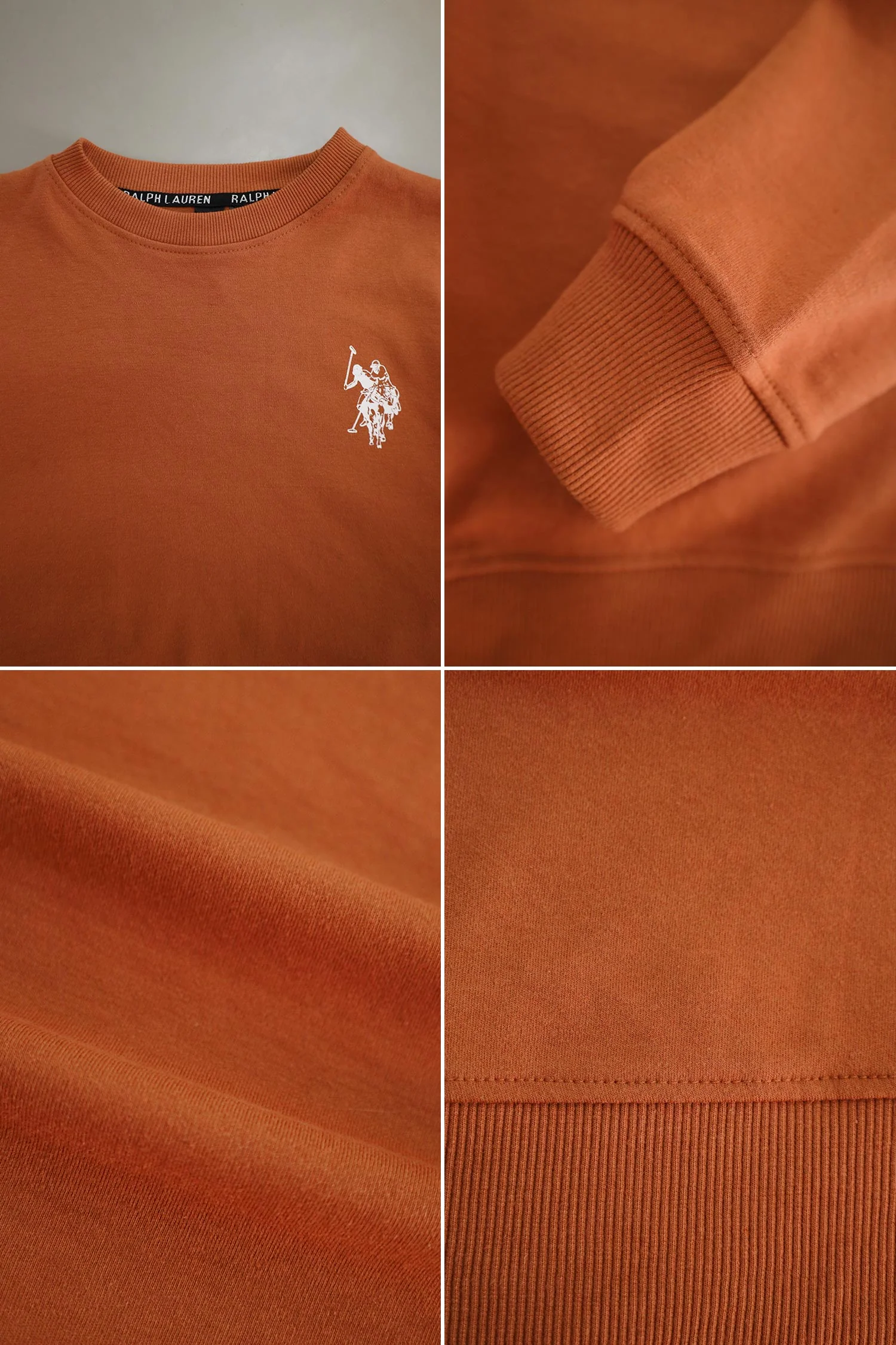 Rph Lren Neck Adele Round Neck Imported Men's Sweatshirt - Image 5