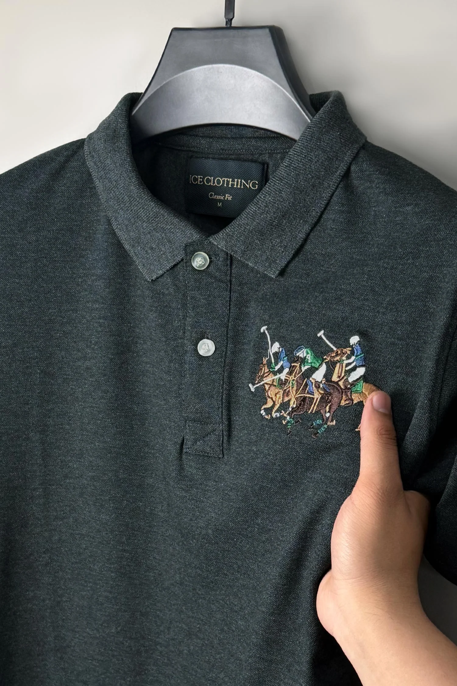 Rph Lren Polo Triple Pony Men's Polo Shirt - Image 4
