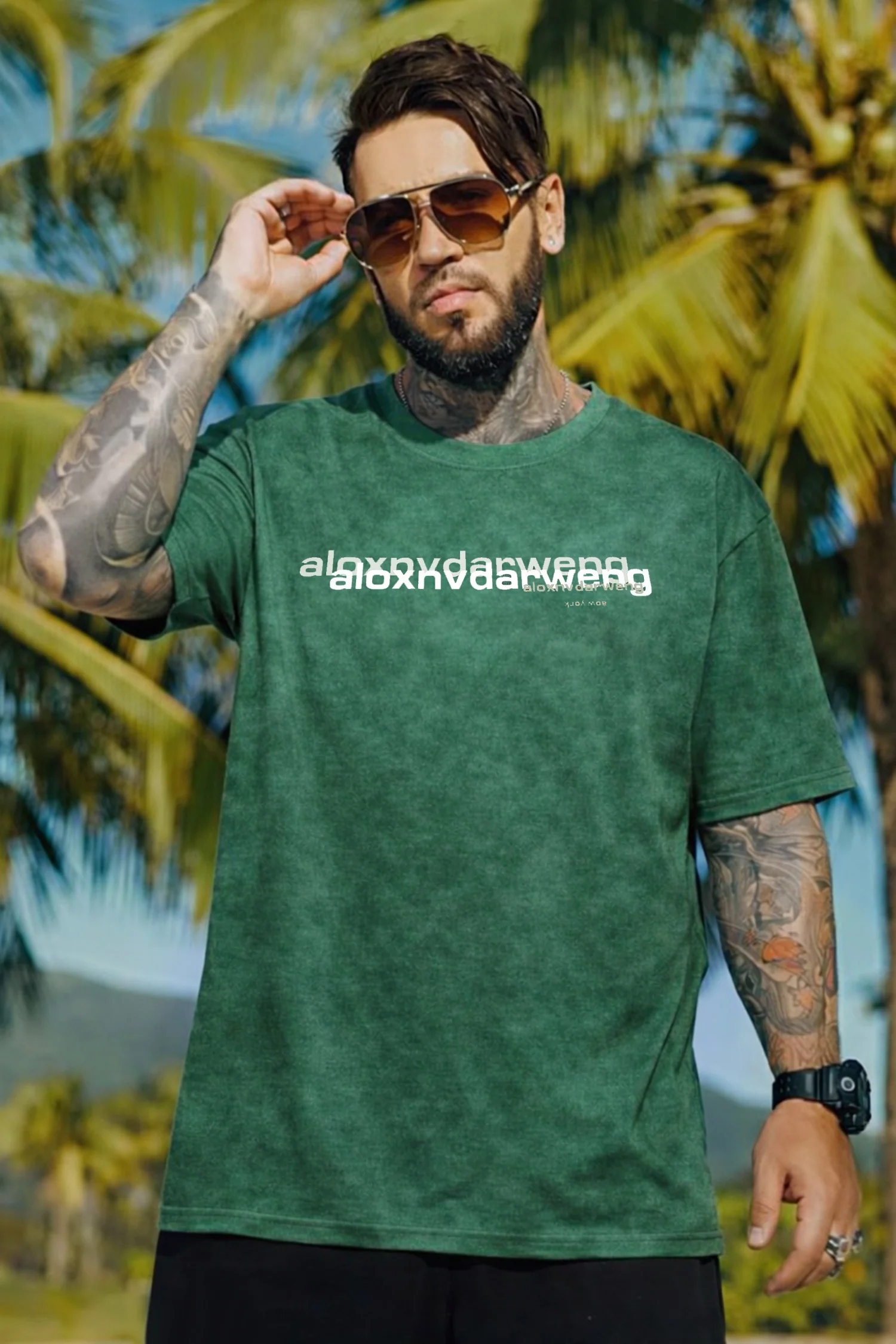 Box Fit Unified Round Neck T-shirt - Image 4
