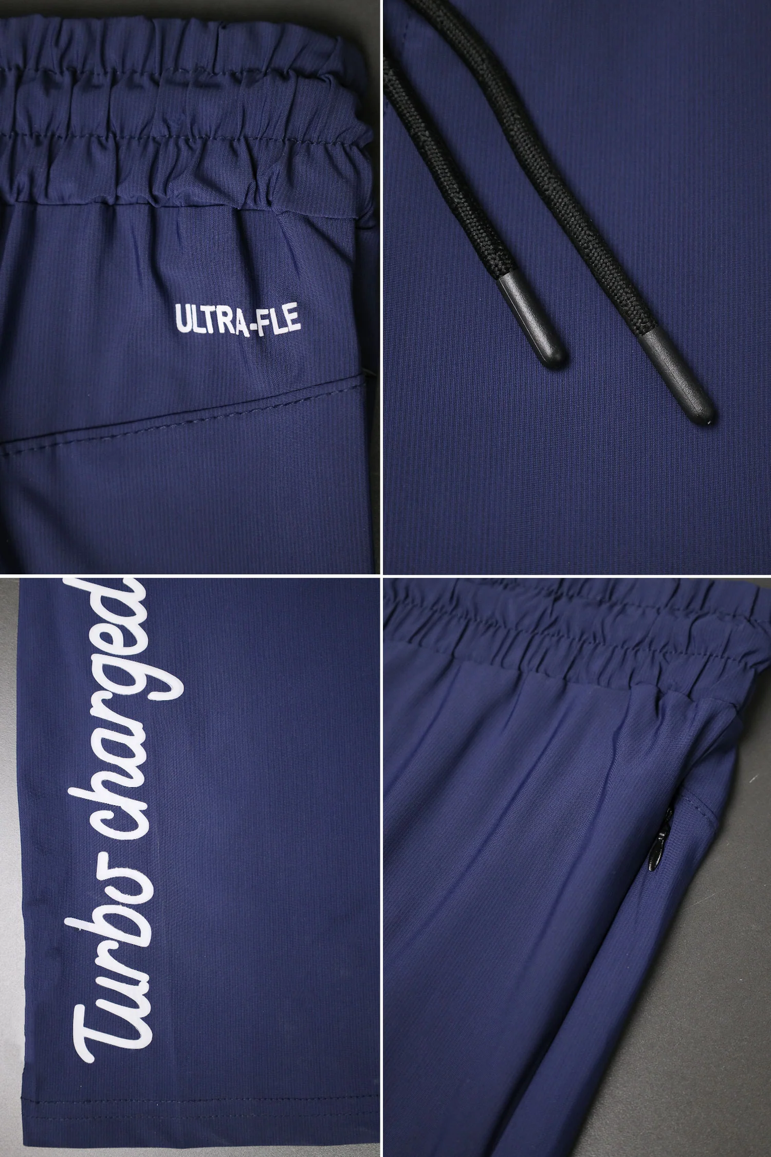 TRB Charged Ultra-Flex Super Dri-fit Shorts In Navy Blue - Image 3