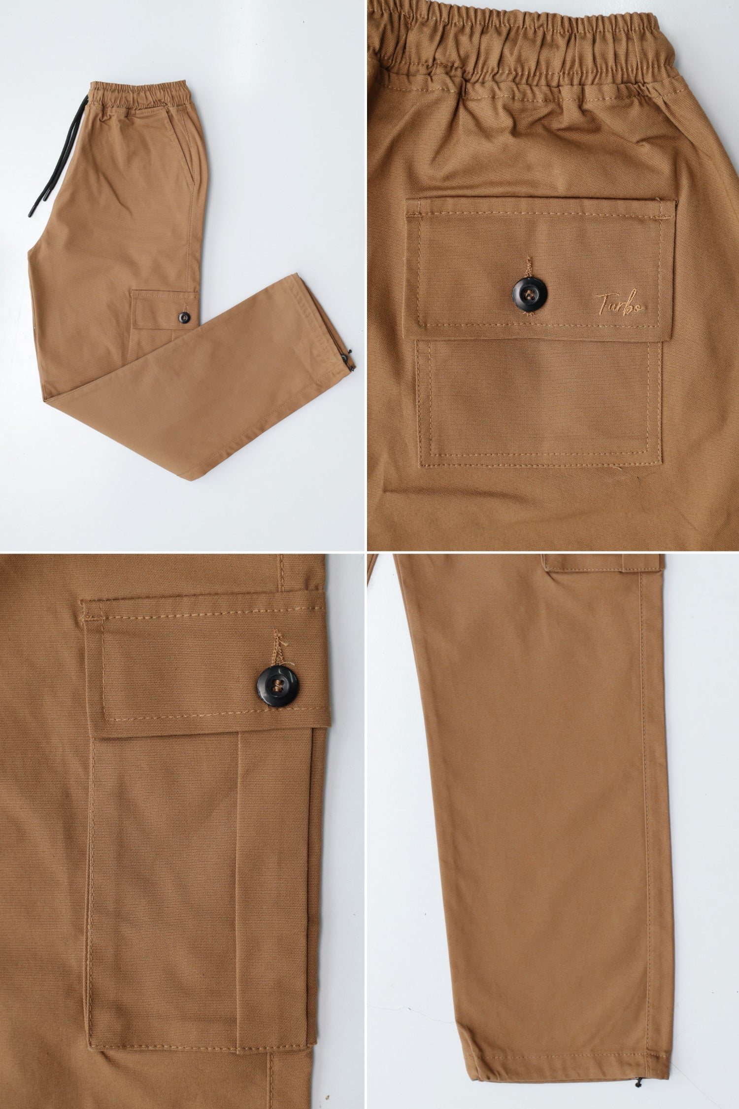 Turbo's 6 Pockets Loose Bottom Cargo Trouser - Image 9