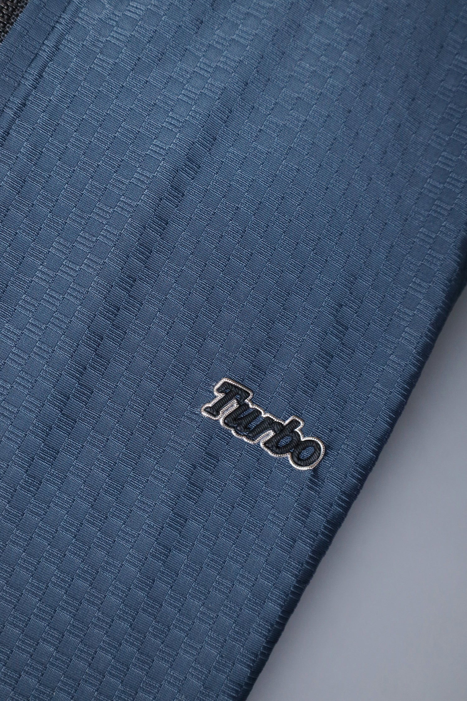 Turbo Abstract Symmetry Zip-Collar Men's Polo Shirt - Image 6