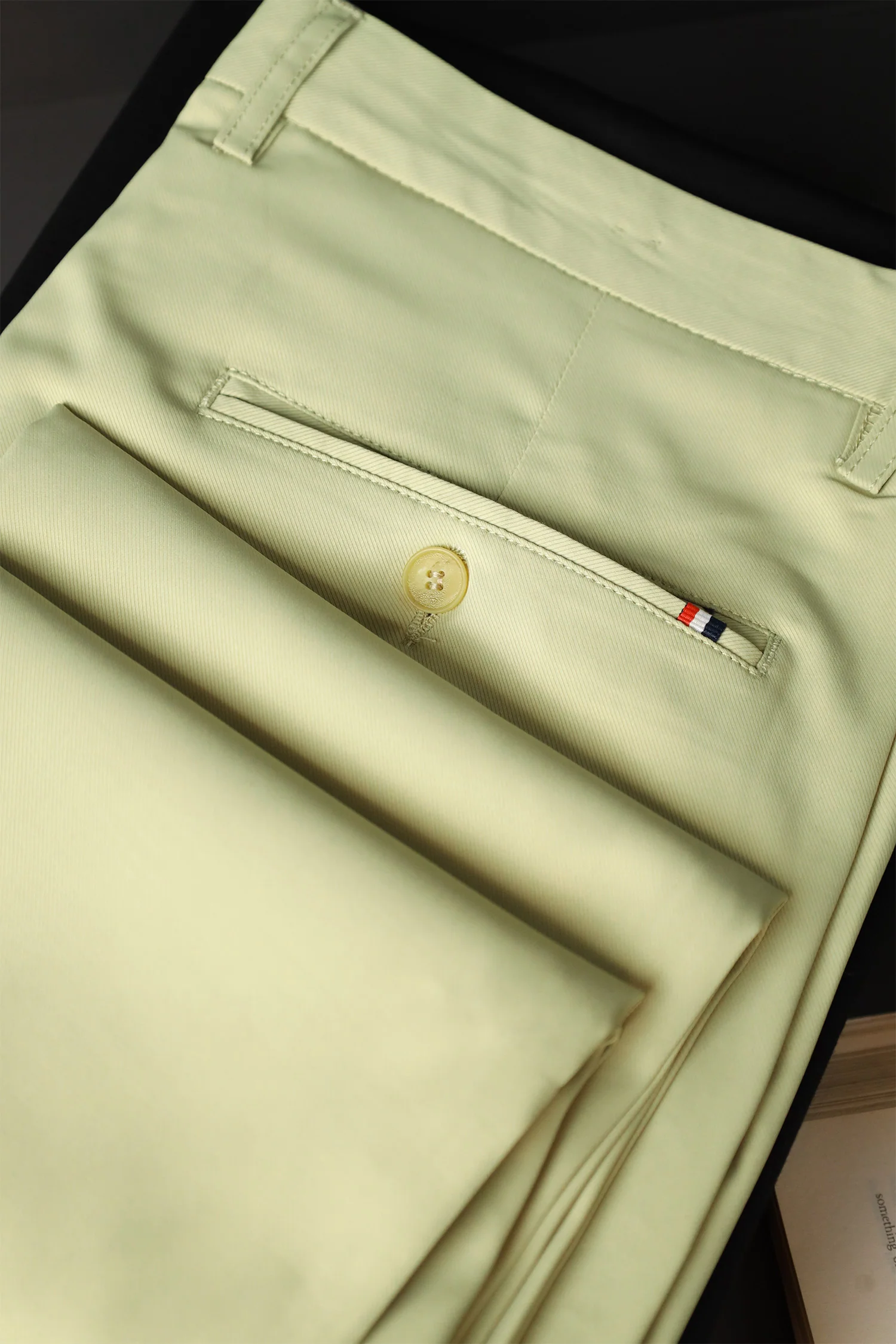Turbo Apex Precision Weave Executive Fit Cotton Pent In Creem - Image 5