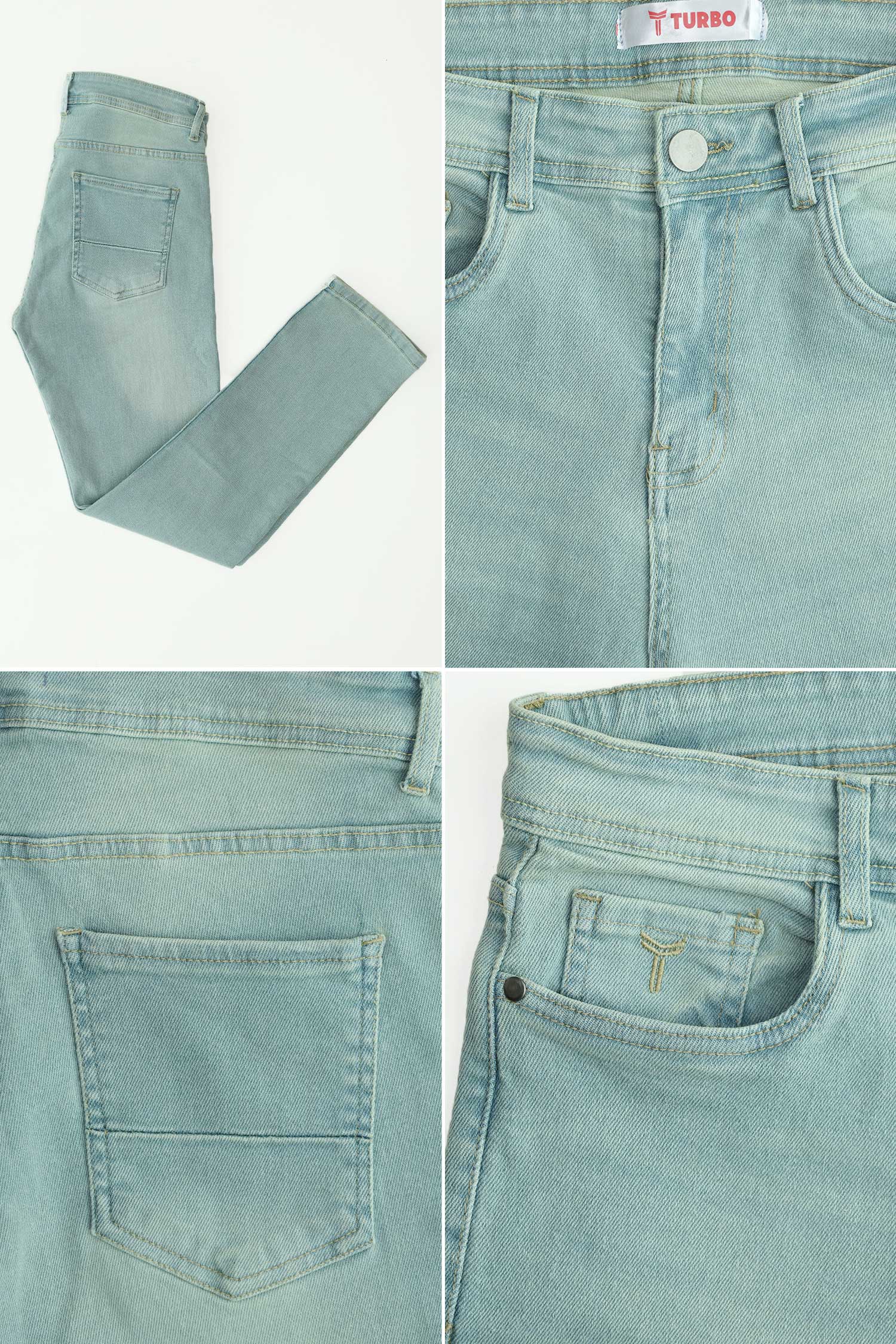 Turbo Apex-Stretch Performance Slim Fit Jeans In Dirty Sage - Image 5