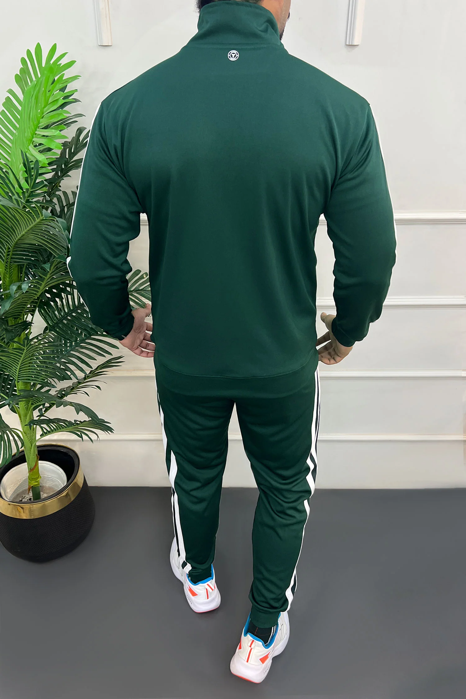 Turbo Athletic Runner Panelled Zipper Tracksuit - Image 8