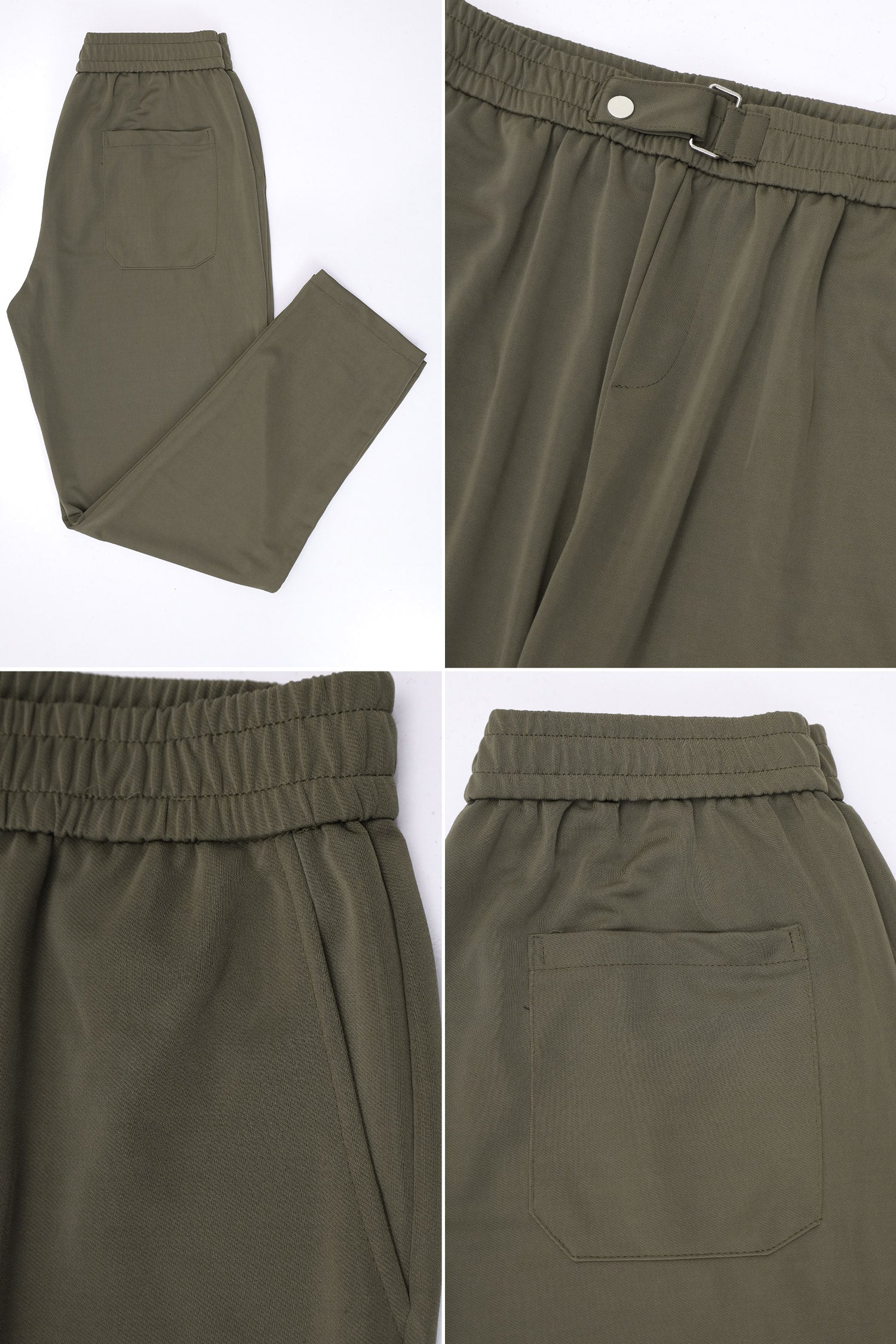 Turbo Belt Style Elastic Waist Trouser - Image 3