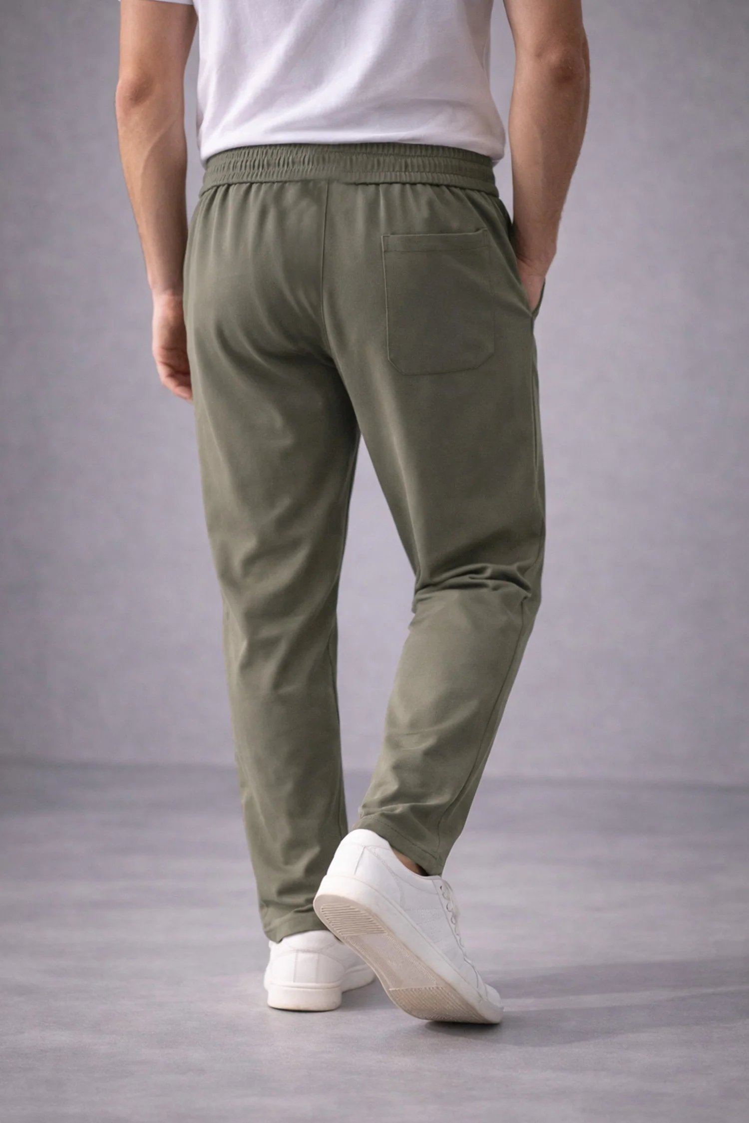 Turbo Belt Style Elastic Waist Trouser - Image 2